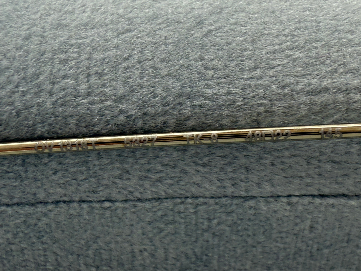 Oliver Peoples TK-8 48mm Titanium Gold / Buff - Demo Lens OV 1318 T 5327 Japan NEW