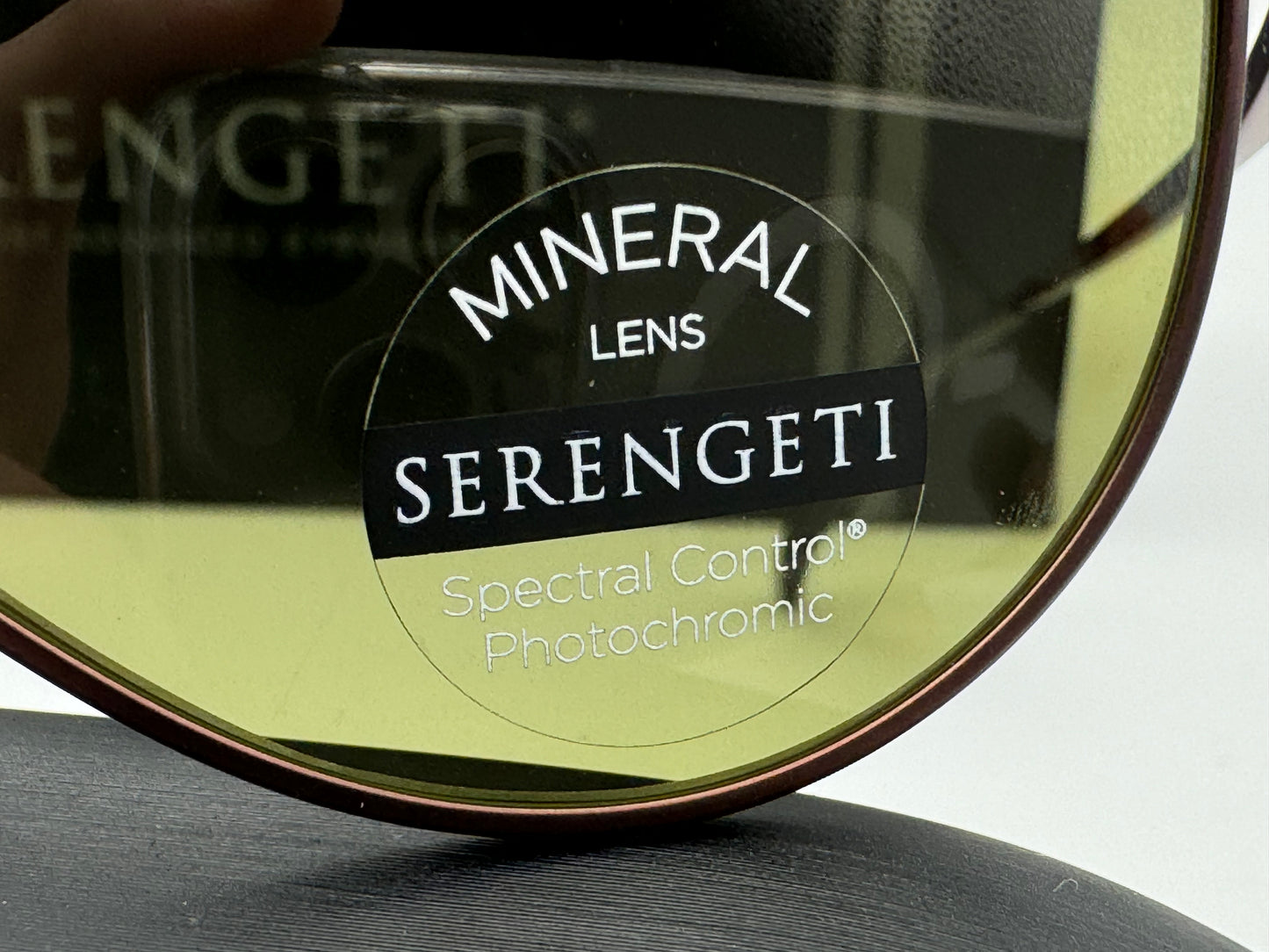 Serengeti Carrara 59mm SS 014001 Matte Henna 555nm Photochromic Glass Lens Italy NEW