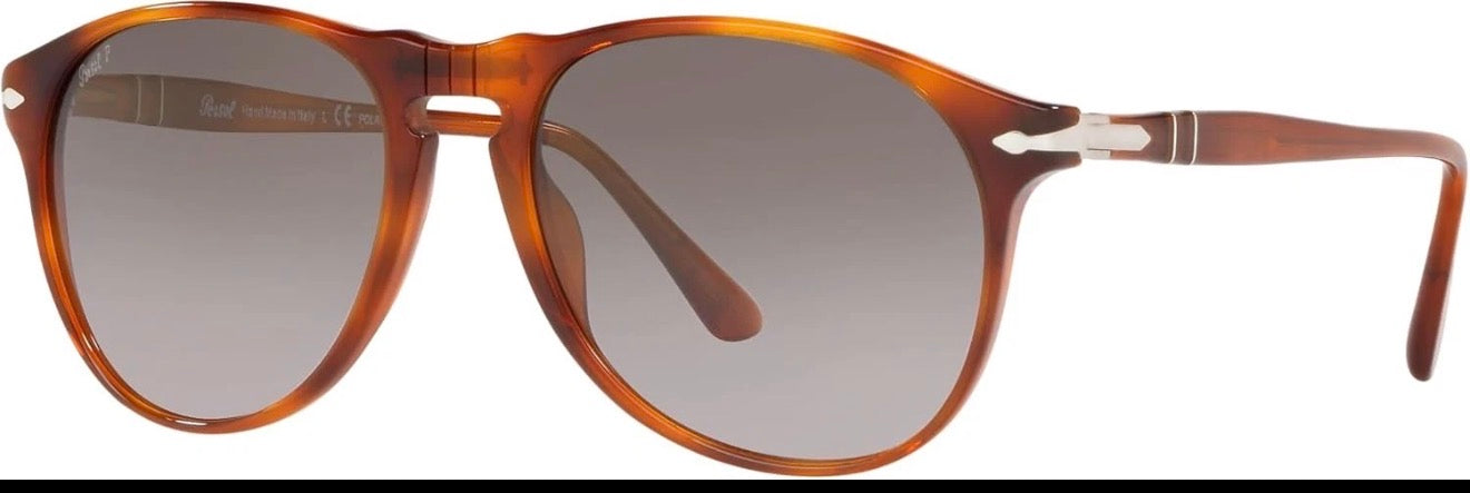 Persol PO 6649 S 96/M3 55 Terra Di Siena Brown/Grey Polarized Italy Open Box