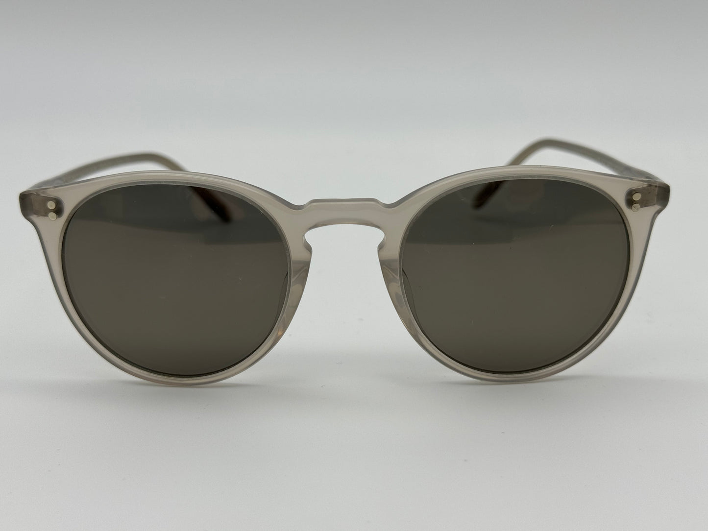 Oliver Peoples O’Malley NYC The Row 48mm OV 5183 1608R5 Dove Gray Silver Mirror Preowned