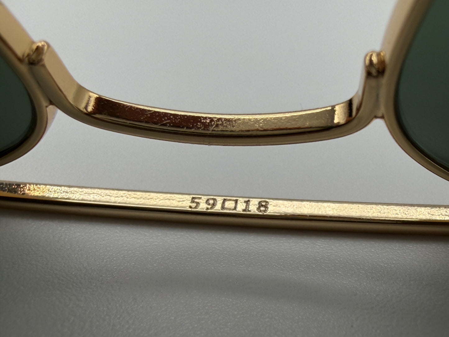 Ray-Ban Explorer III 59mm Gold / G 15 RB 3779 001/31 NEW