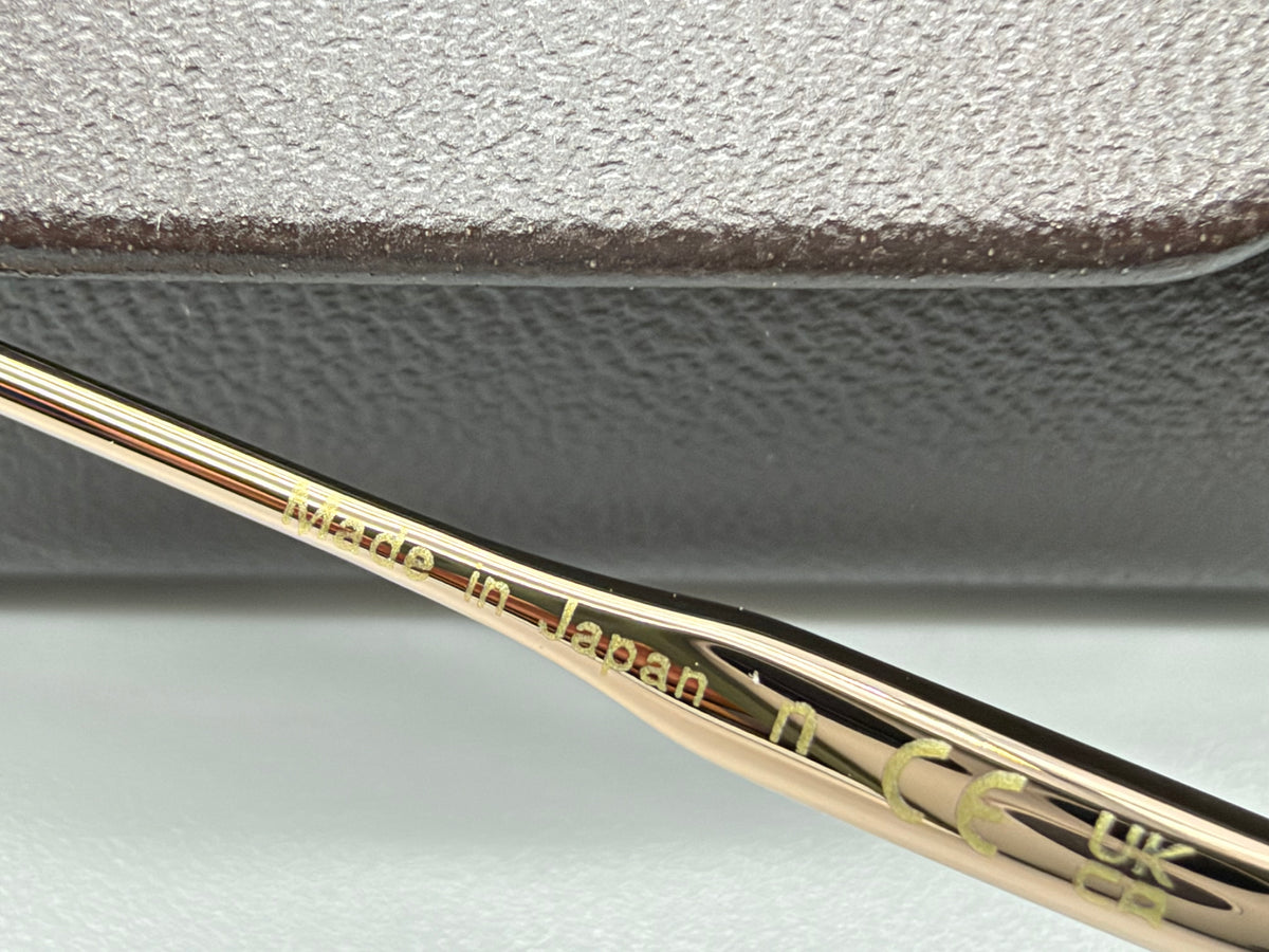 Oliver Peoples Dresner 56mm Gold Titanium / G-15 Gradient Crystal OV1320ST 5292 BH Japan NEW