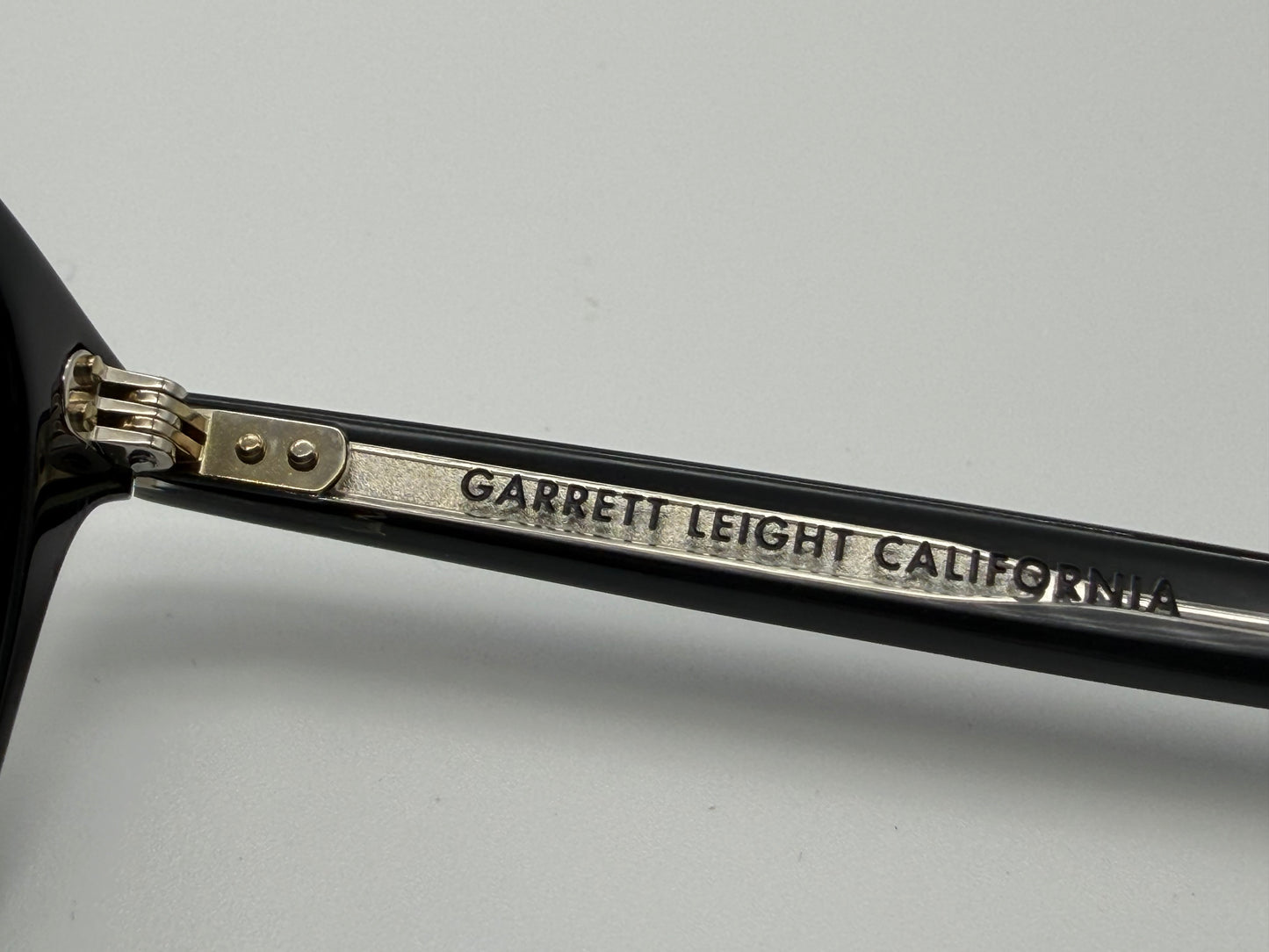 Garrett Leight Manzanita Sun 50mm P3 Black Acetate / Green BKGRN NEW