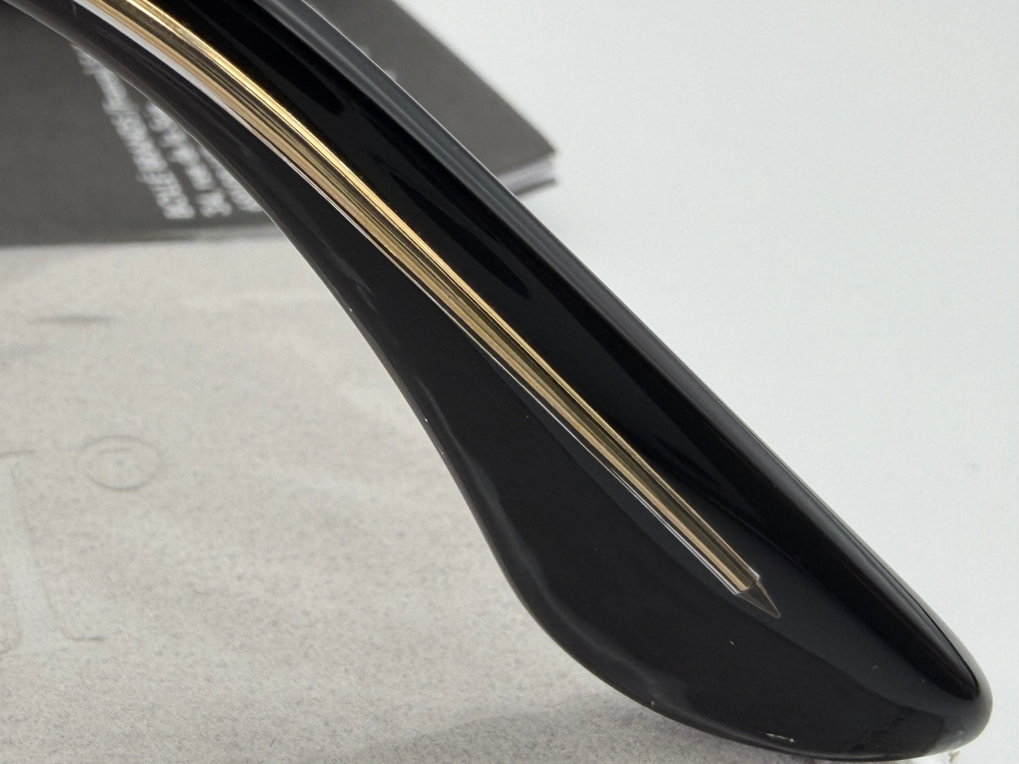 Serengeti FOYT 53mm Shiny Black Gold Transparent 555nm Photochromic SS549005 Italy NEW