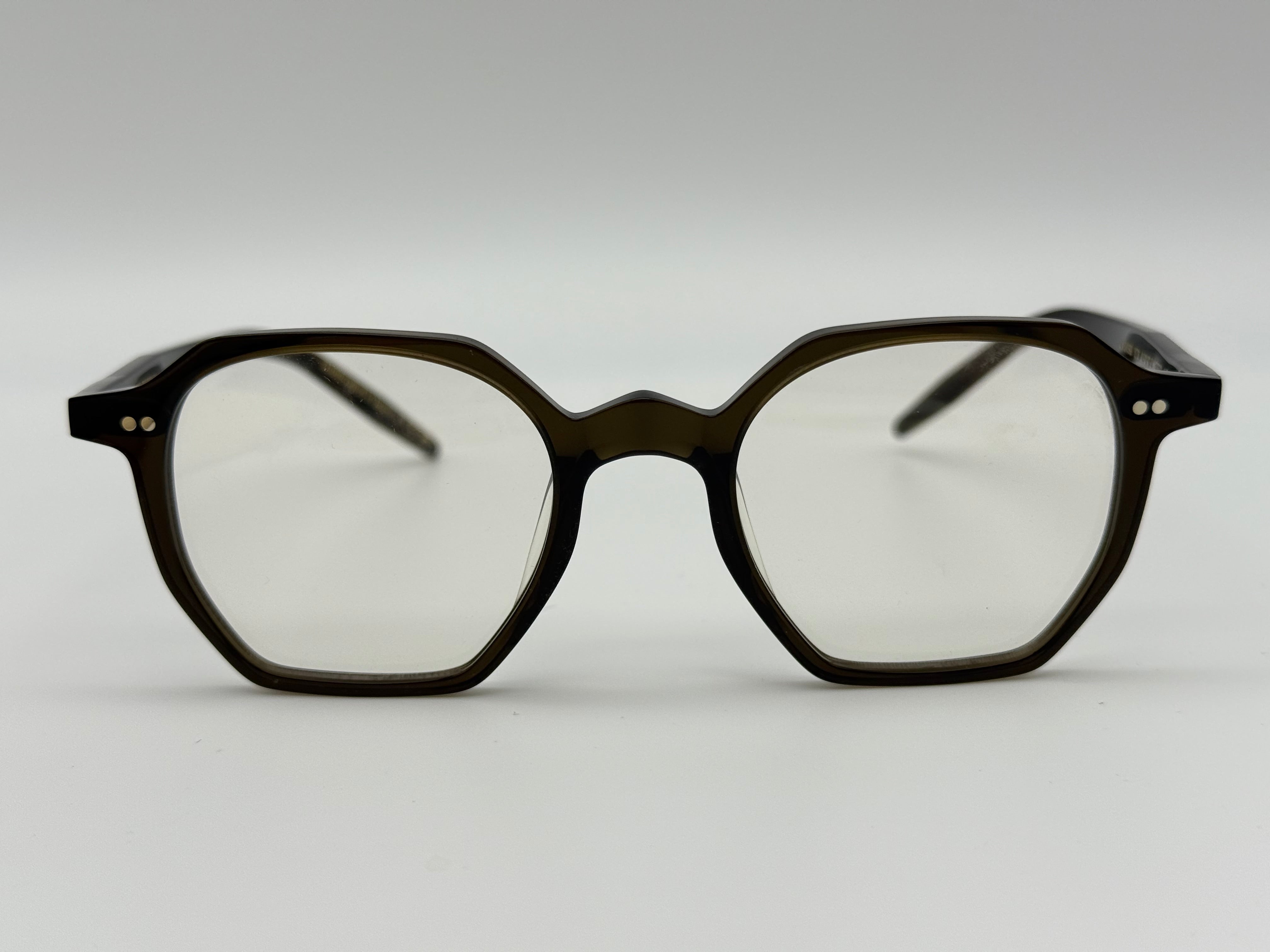 Oliver Peoples G. Ponti 5 47mm Dark Military Olive / Brown Antique