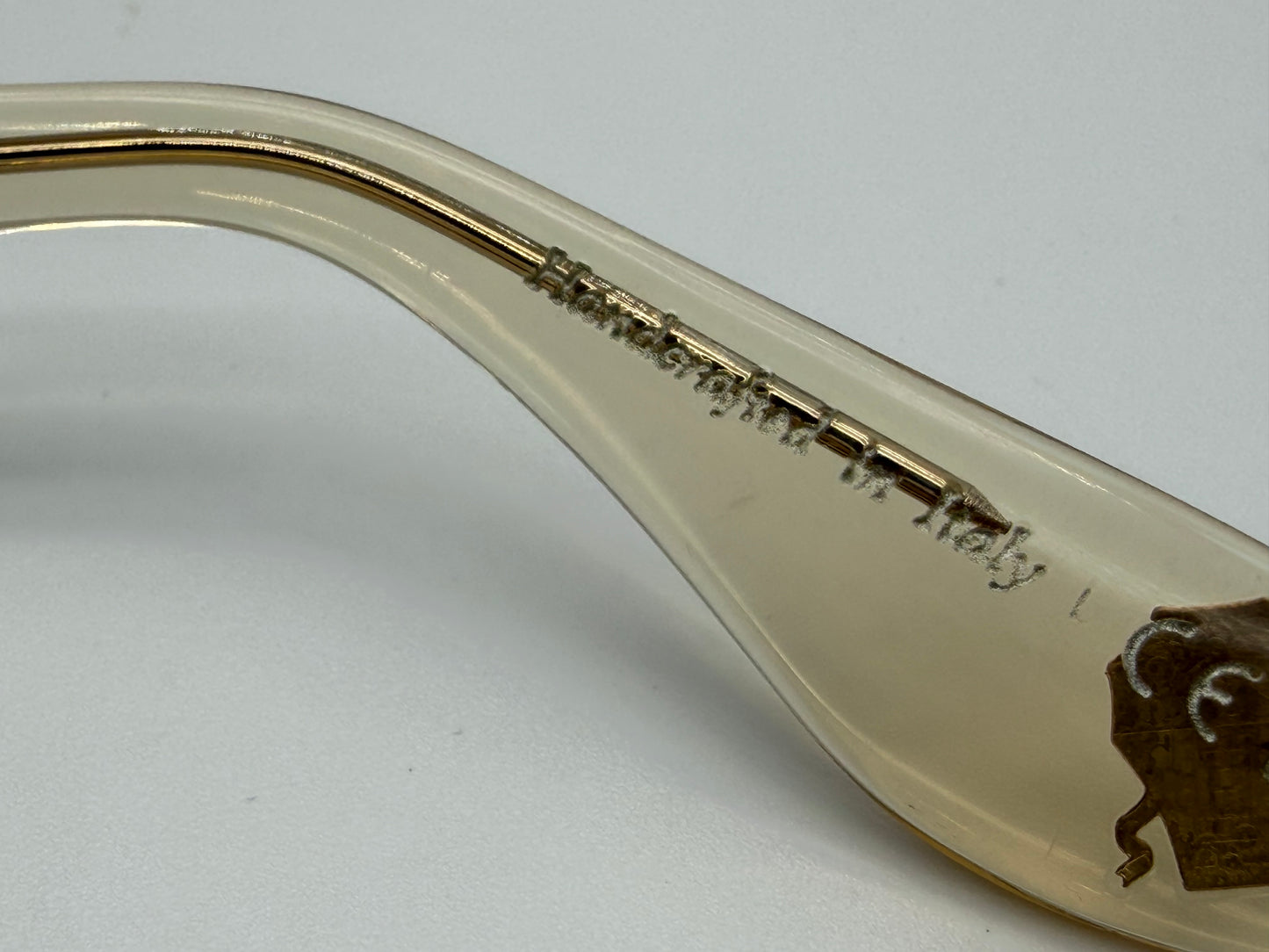 Oliver Peoples Peppe 48mm OV5517 SU 176653  Champagne / Persimmon Sunglasses Italy Preowned