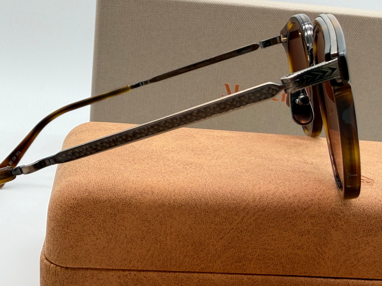 Mr. Leight Marmont Combo 46mm Yellowjacket Tortoise / Molasses ML4038-46-YJKT-ATGMO Japan NEW