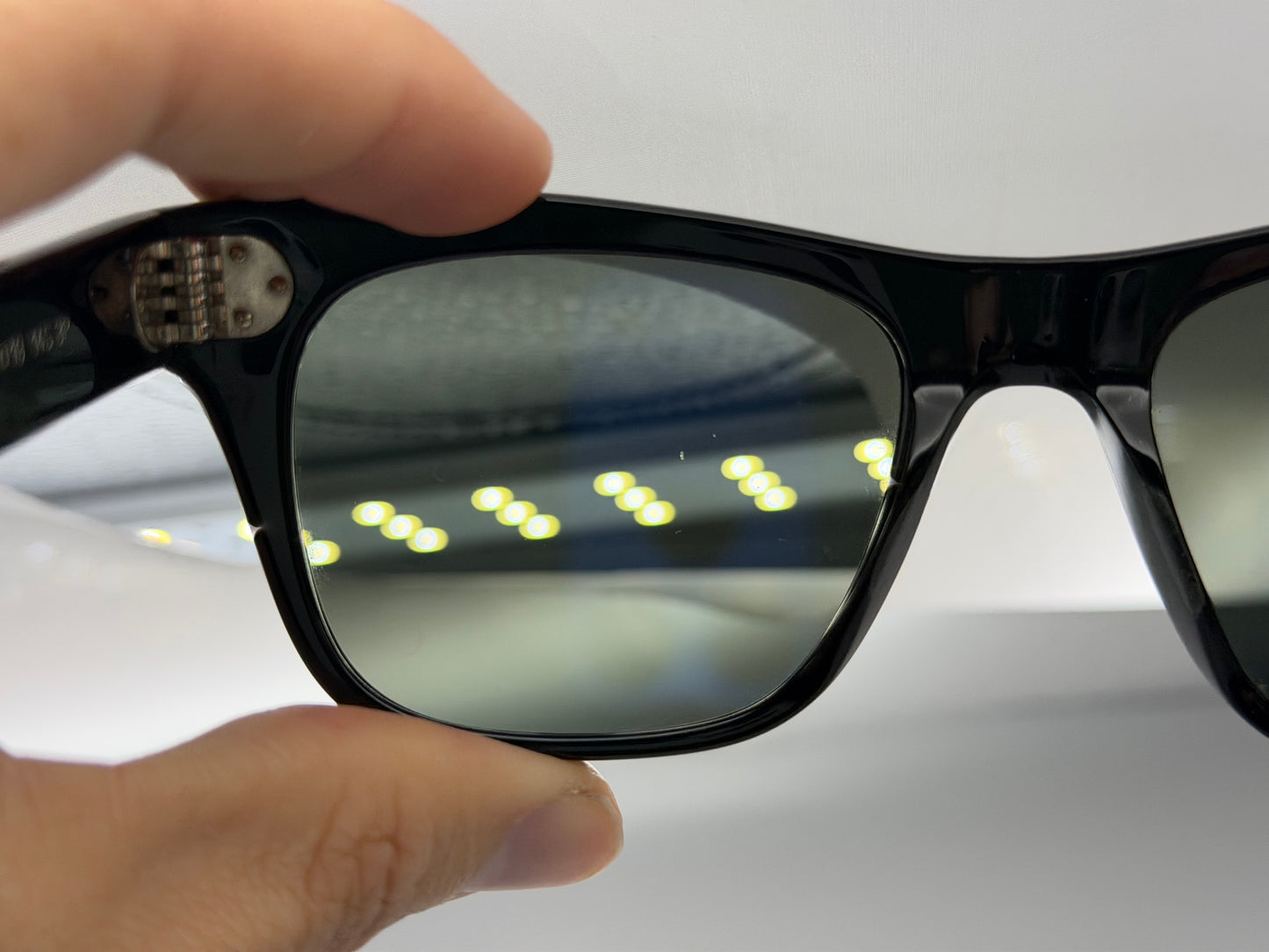 Oliver Peoples Jack Huston 52mm Black / Midnight Express Polarized VFX Glass Lenses OV 5302 1005P1 Italy Preowned