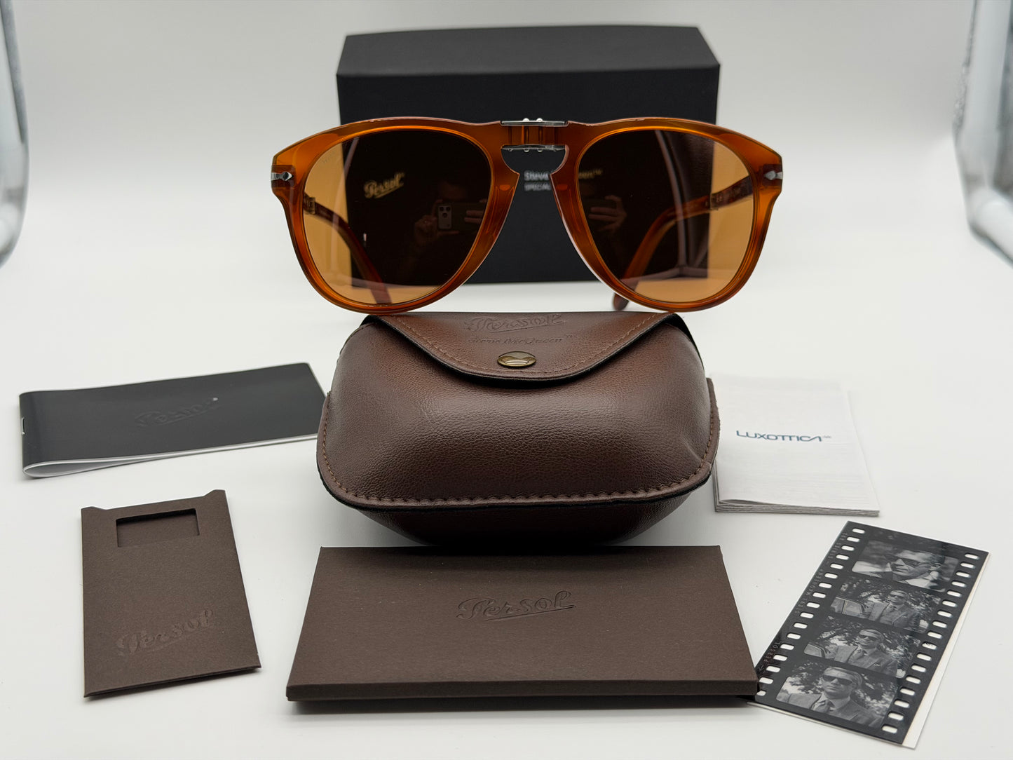 Persol 714 SM 54mm Terra DI Siena / Light Brown 96 / 73 Special Edition Italy NEW