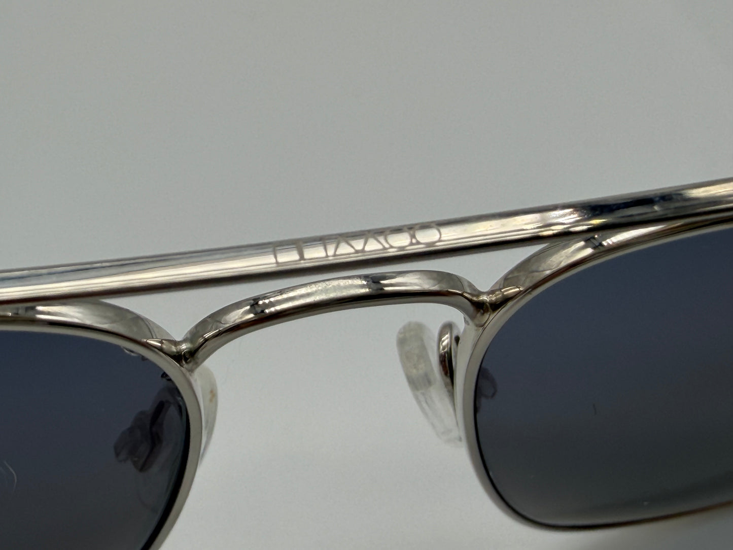 Oliver Peoples Patten 57mm OV 1060 5036 56 Silver / Blue Japan Preowned