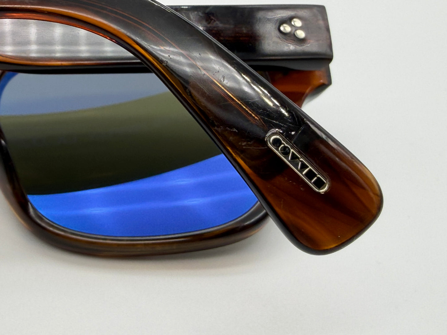 Oliver Peoples Birell Sun 52mm Tuscany Tortoise/ G-15 OV 5524 Itlay distressed