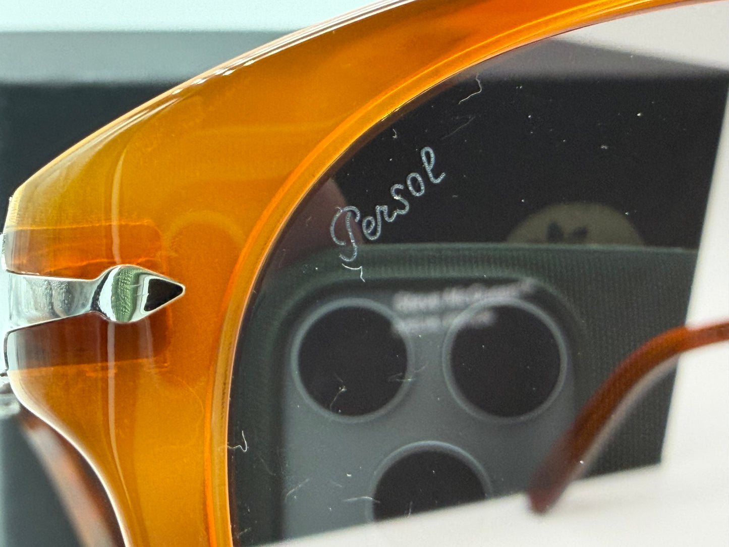 Persol 714 SM 54mm Terra DI Siena / Violet 96 / 53 Folding Steve McQueen limited Itlay NEW