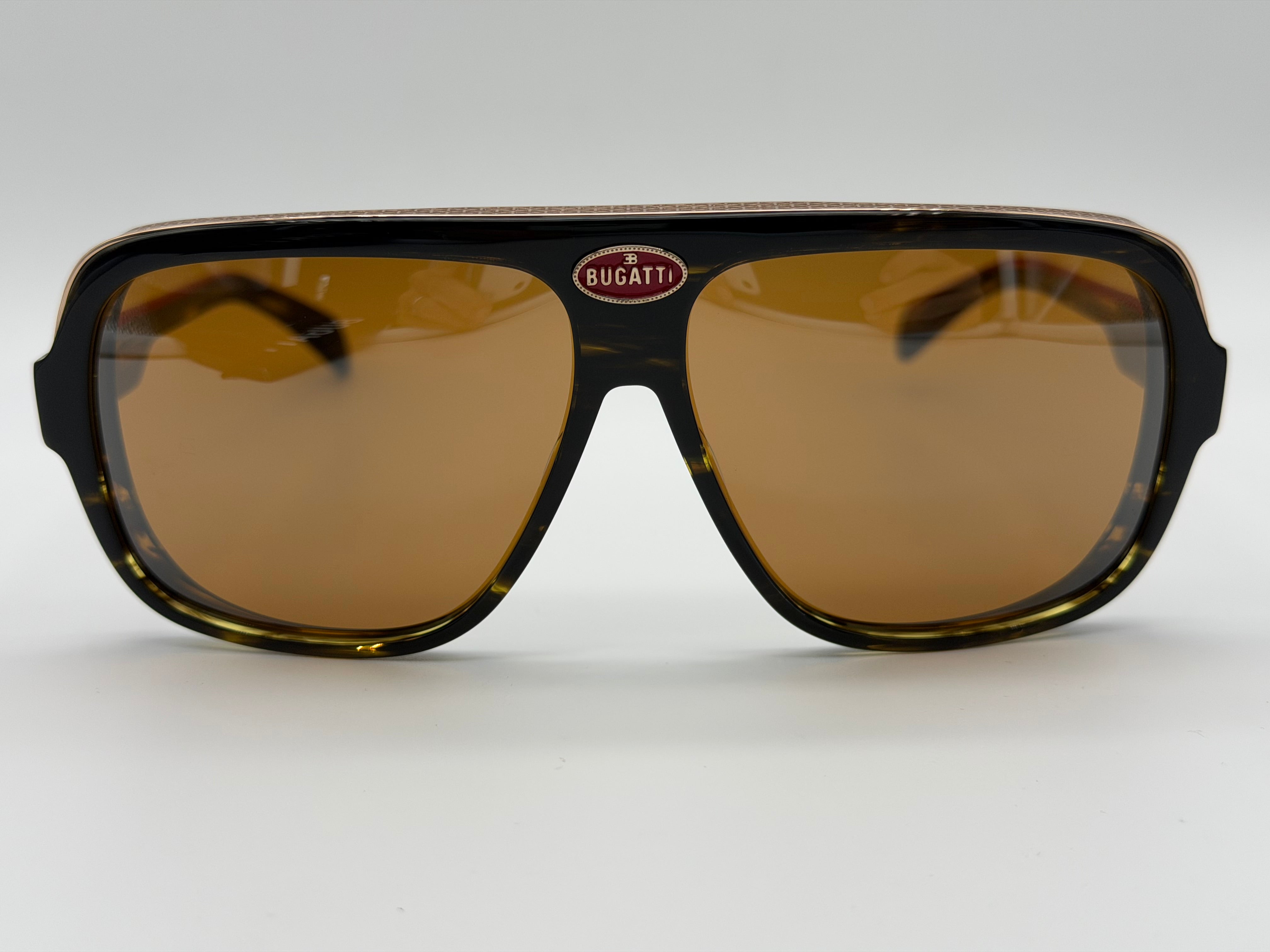 Bugatti Eyewear Model 06 60mm Dark Tortoise/ Brown Lens Japan NEW