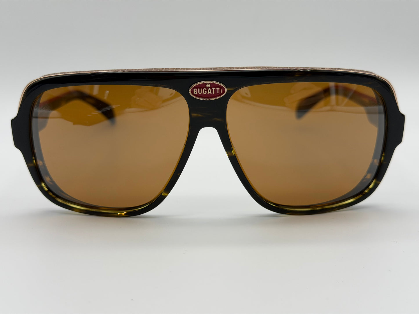 Bugatti Eyewear Model 06 60mm Dark Tortoise/ Brown Lens Japan NEW
