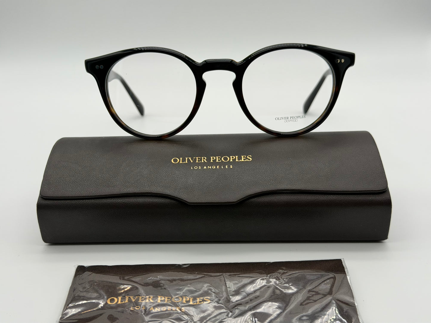 Oliver Peoples Romare 48mm Black Gradient Havana Eyeglasses  OV 5459U 1722 Italy New