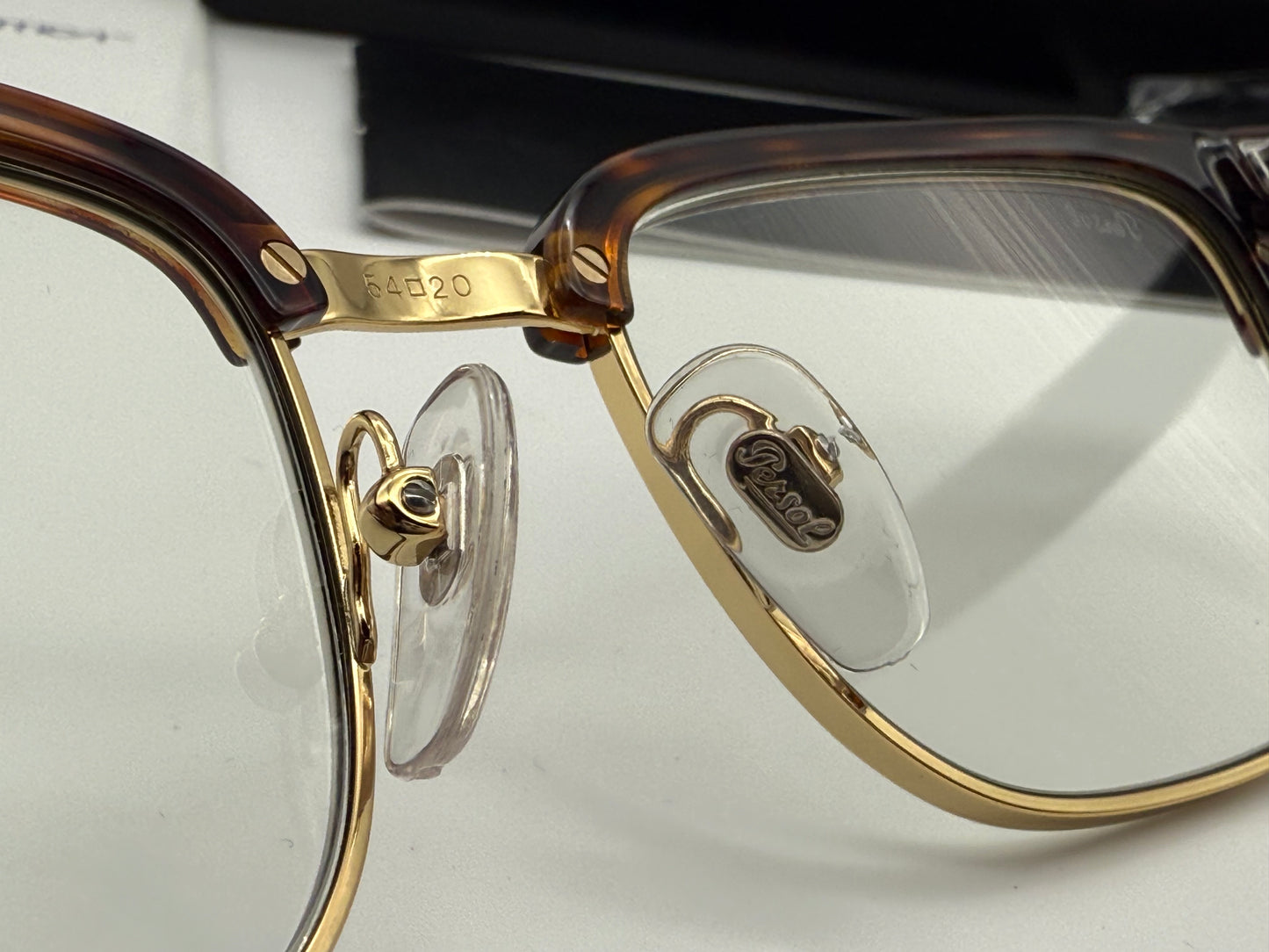 Persol PO 3327S 54mm Transitions Havana / Green 24 / GJ Italy NEW