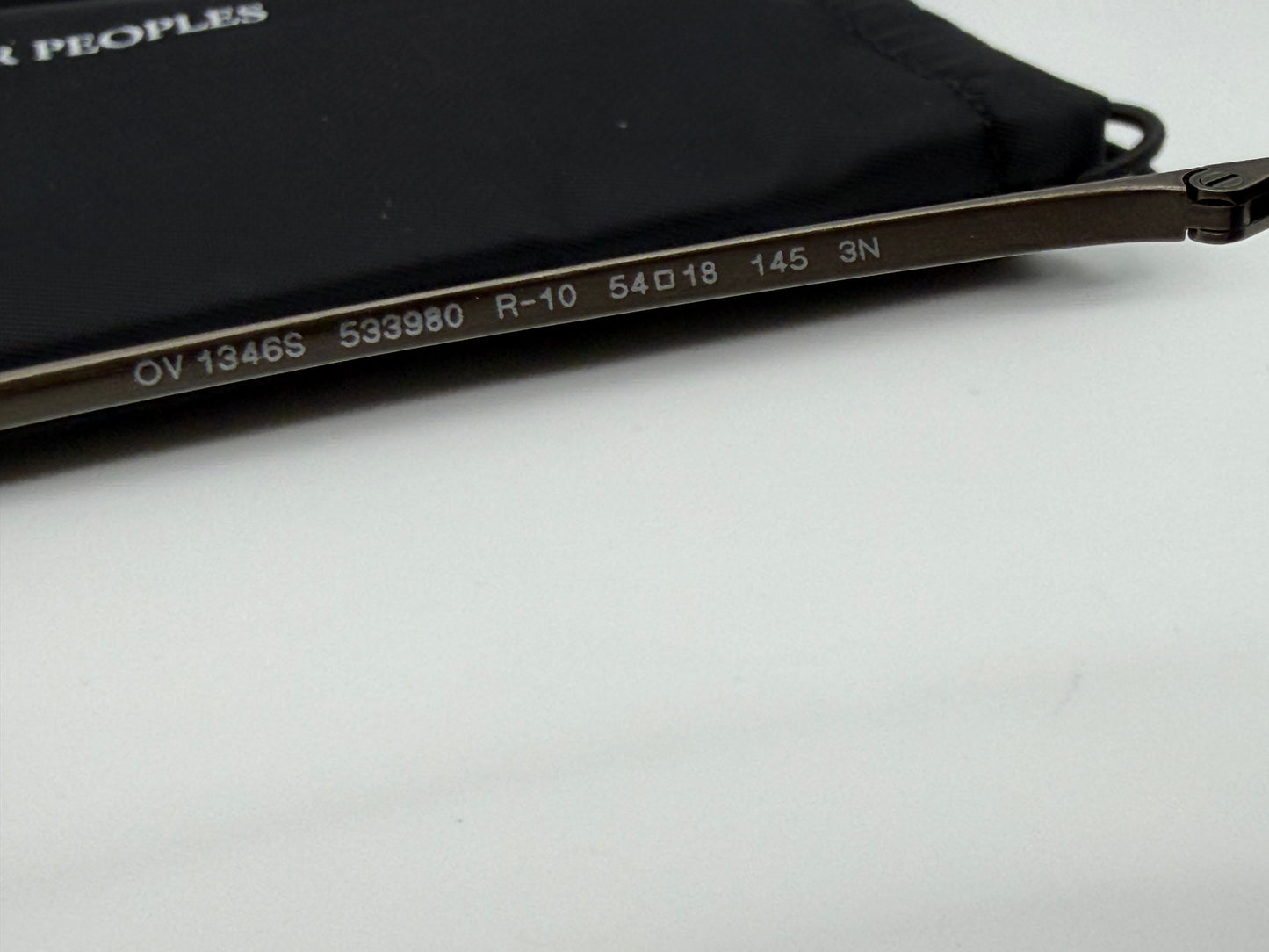 Oliver Peoples R 10 54mm 533980 Pewter / Marine Roger Federer Italy Preowned