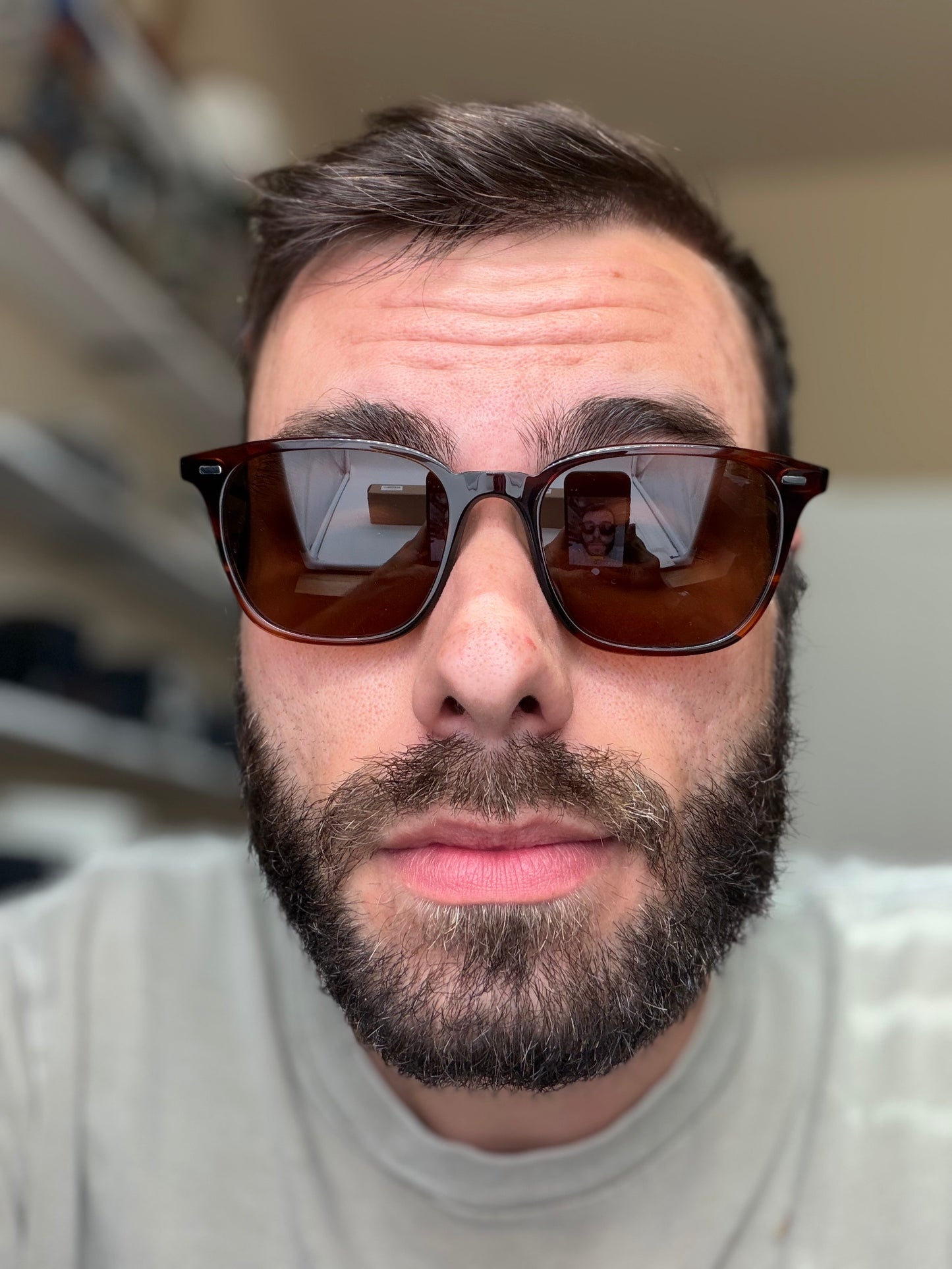 Oliver Peoples Laedin 52mm Morado Tortoise / Terra Polarized Crystal OV 5614 Japan NEW