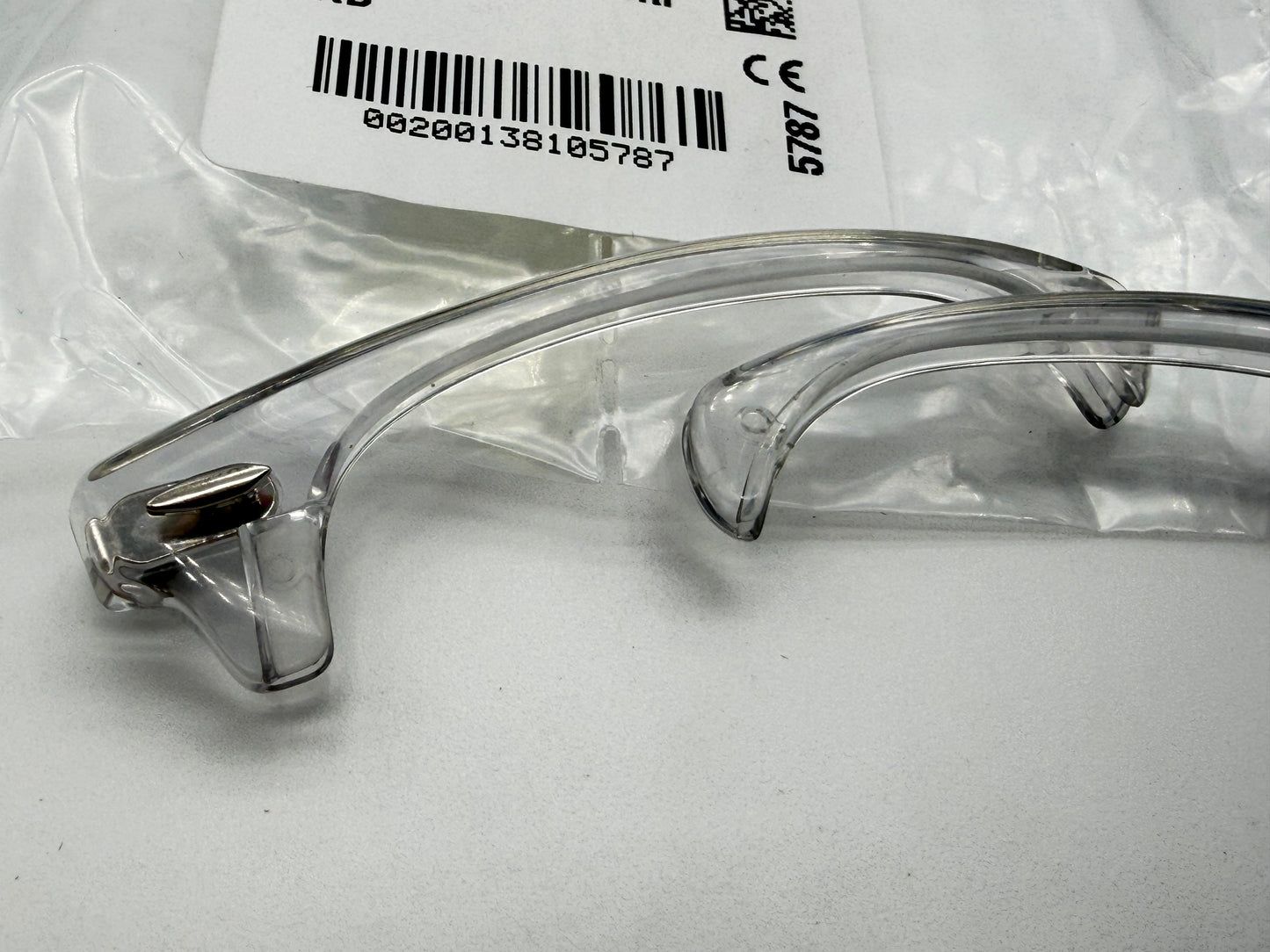 Ray Ban Clubmaster RX 5154 Transparent Front / Silver Replacement Browbar 51mm Genuine Replacement NEW