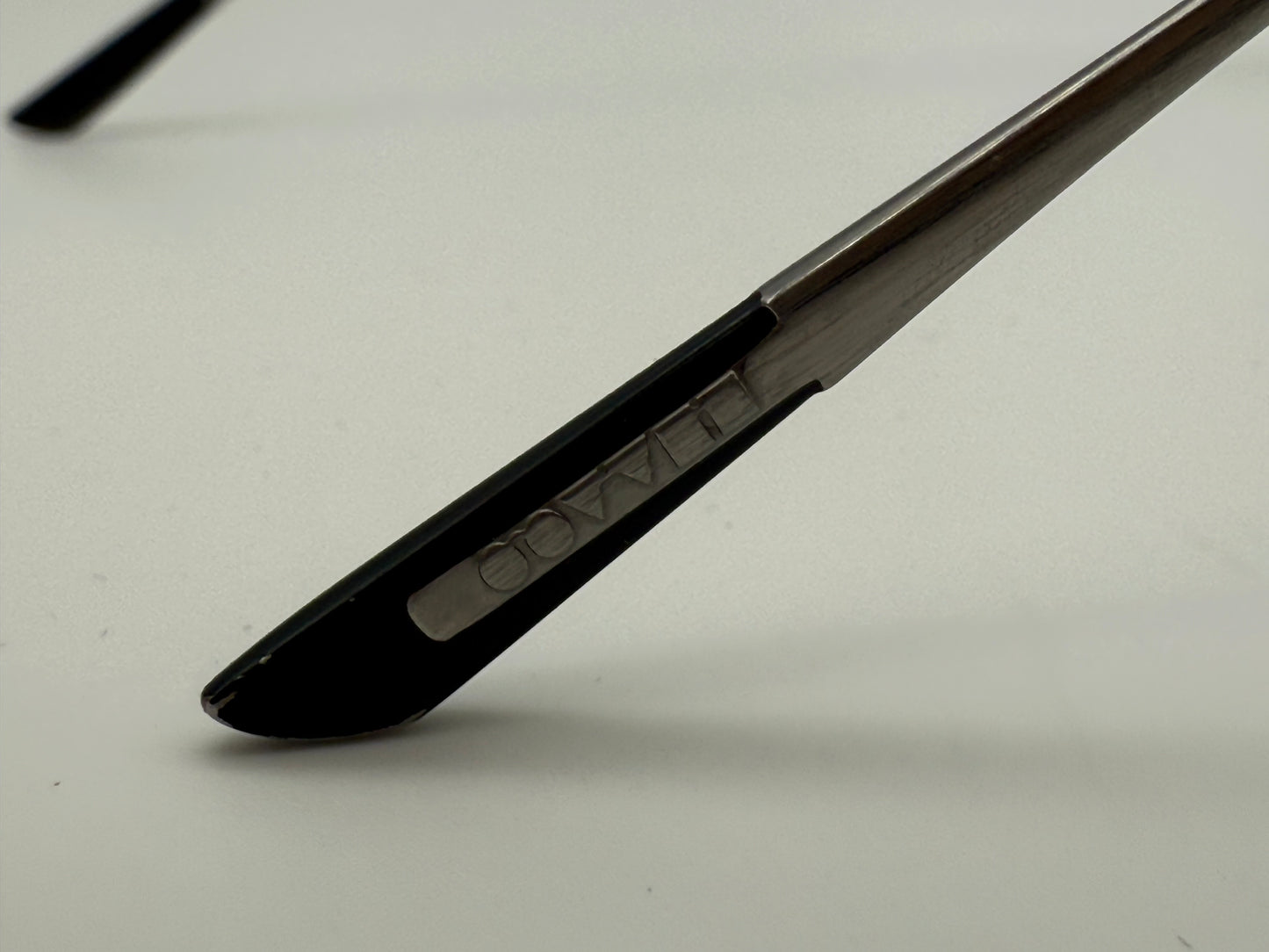 Oliver Peoples Shaefer VFX POLARIZED 55mm OV 1146 ST 504/7C Titanium Silver With Additional Blue Photochromic Lenses PREOWNED