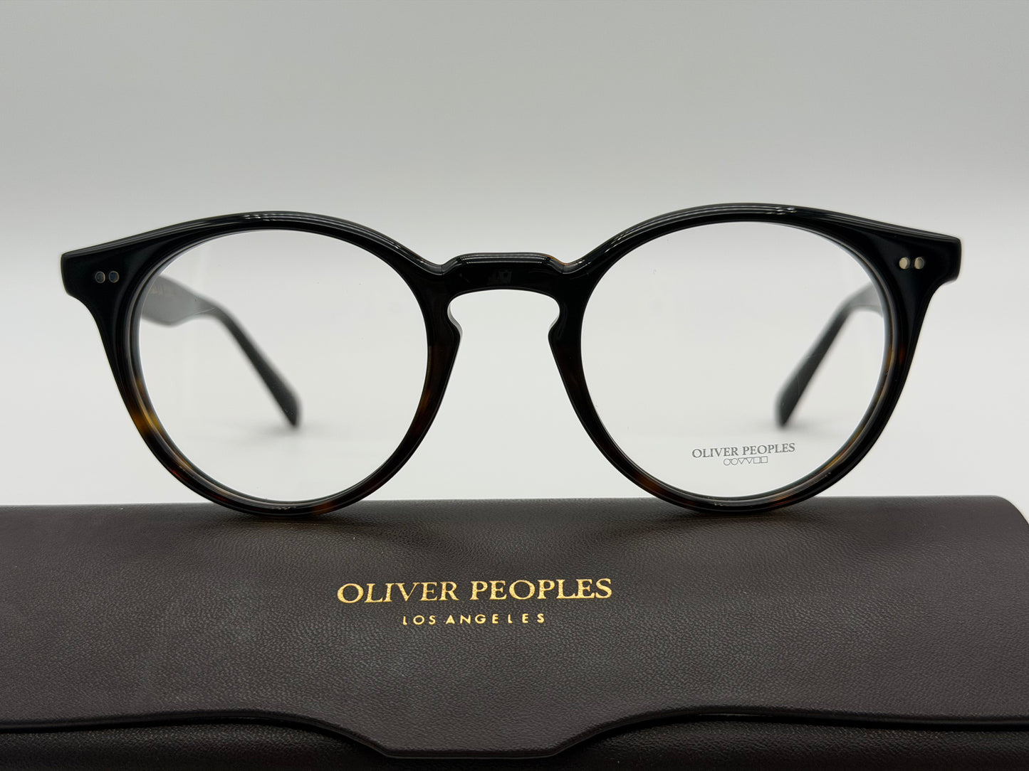 Oliver Peoples Romare 48mm Black Gradient Havana Eyeglasses  OV 5459U 1722 Italy New