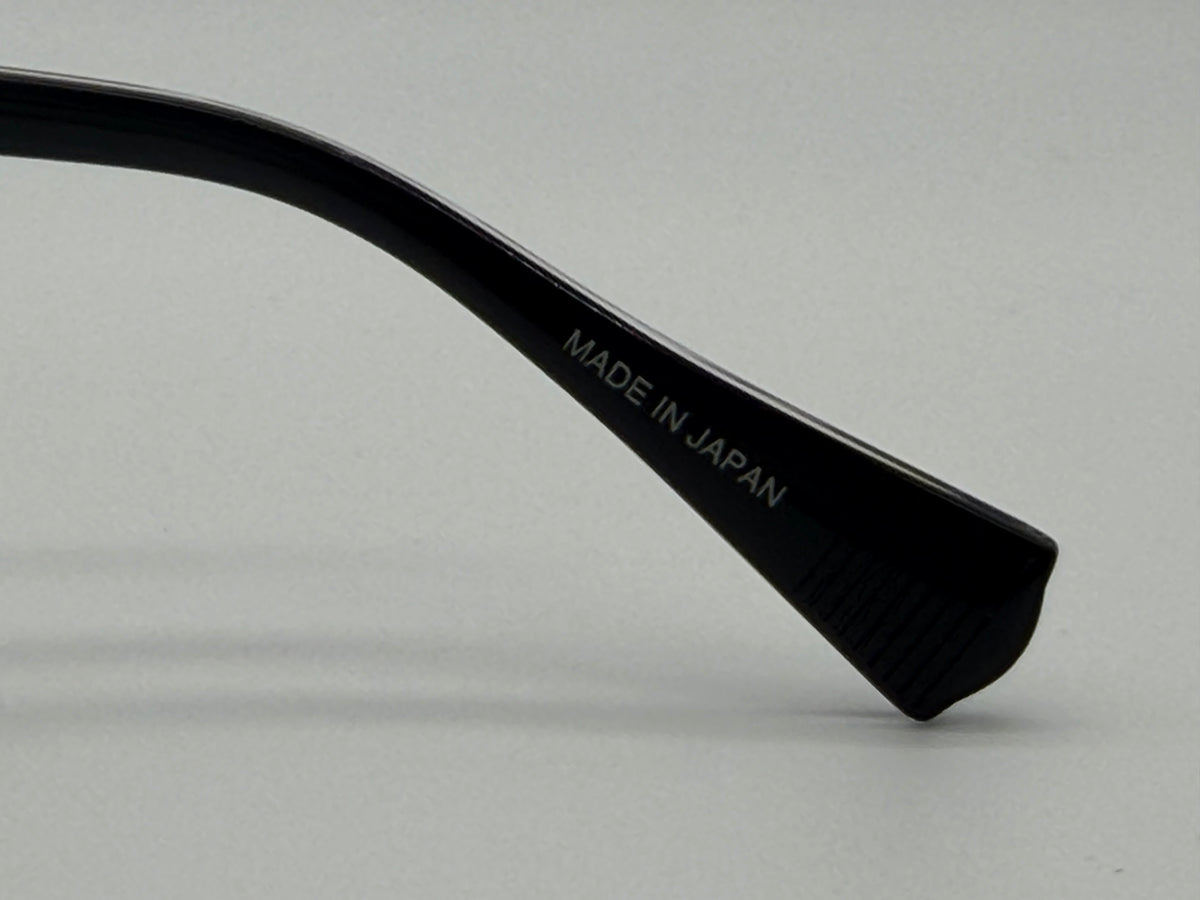 John Varvatos Sidney 55mm SJV 575 Black Transparent / Gray Japan NEW