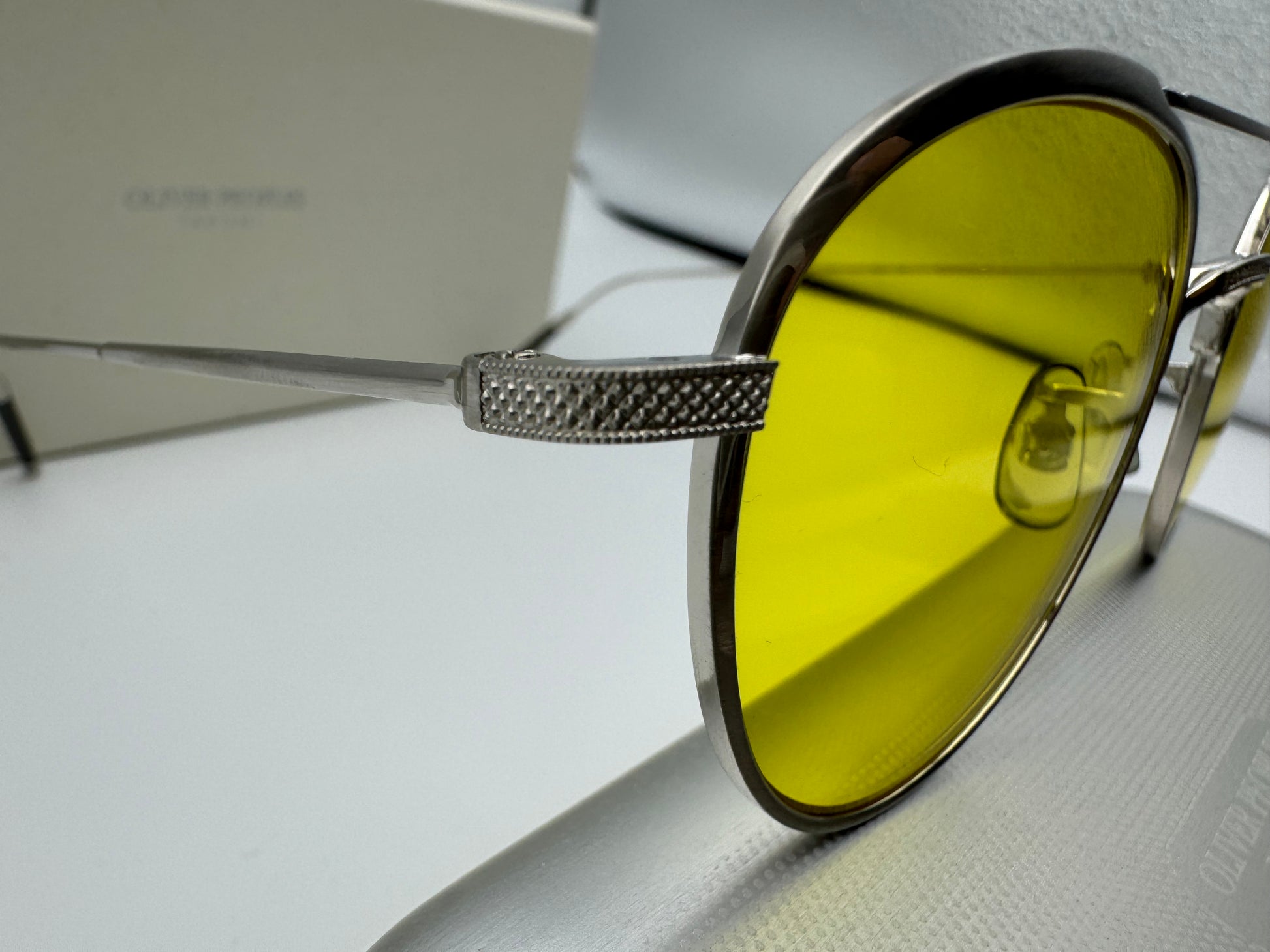 Oliver Peoples TK 2 Takumi 47mm OV 1275 5254 Brushed Silver Oliver Peoples TK 2 Takumi 47mm OV 1275 5254 Brushed Silver