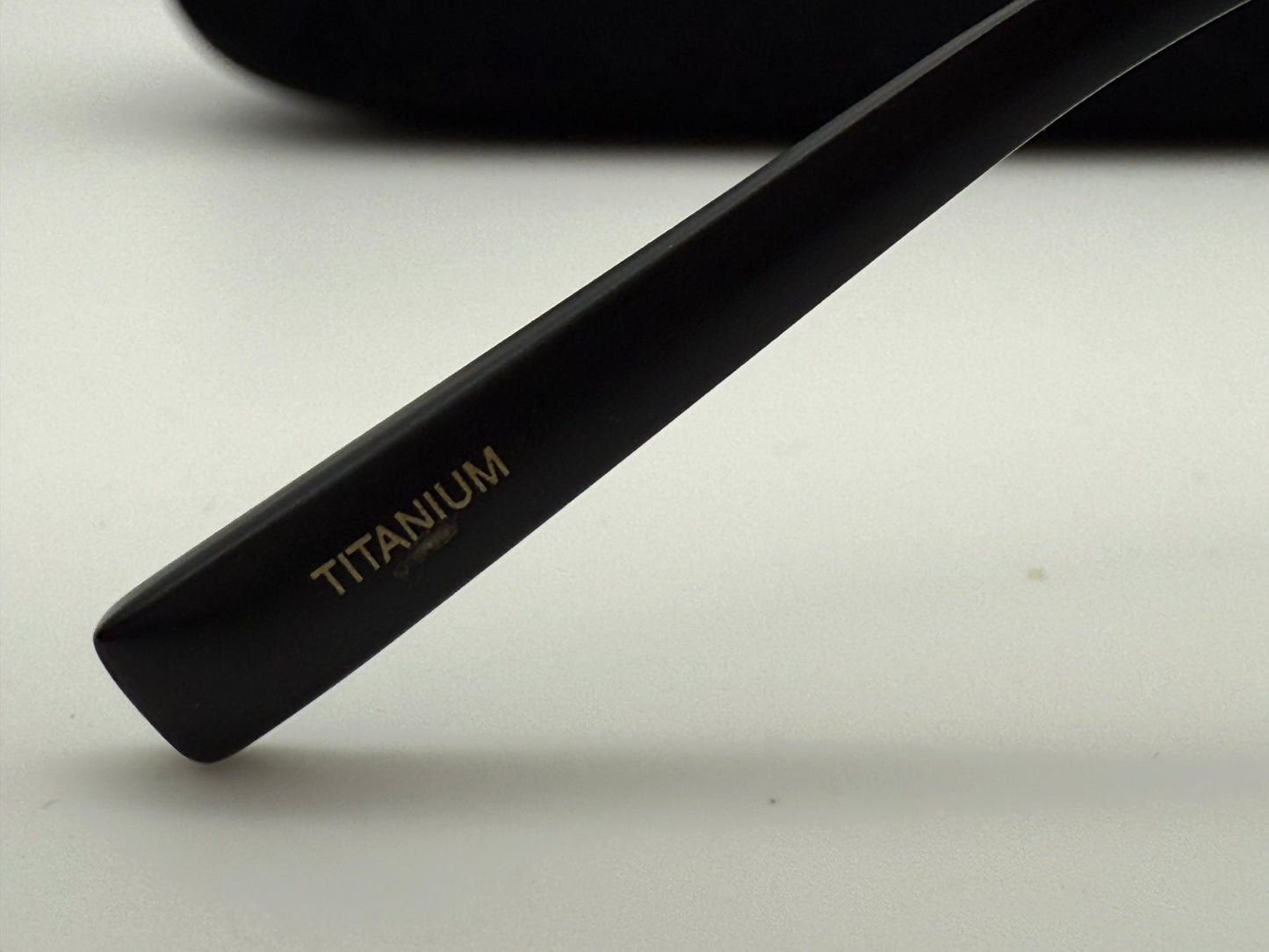 Oliver Peoples Rivetti 55mm Matte Black / G1-5 Polarized Glass Titanium OV 1335 ST 5017 - P1  Preowned