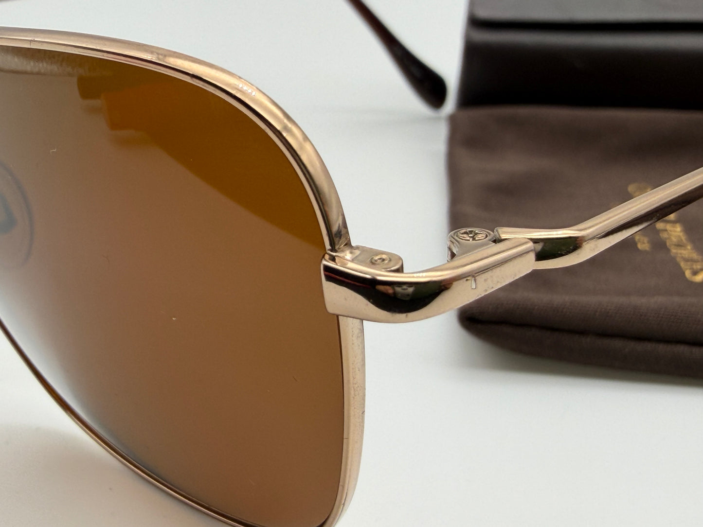 Oliver Peoples Patten 57mm OV 1060 5037 / N9 Rose Gold / JAVA Polarized VFX Preowned