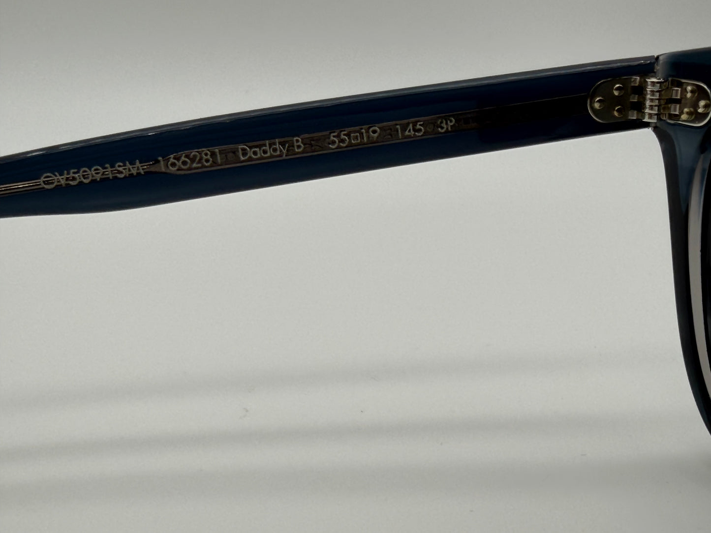 Oliver Peoples Daddy B 55mm Indigo Havana / Gray Polarized OV 5091 SM 1662/81 Missing Box Italy