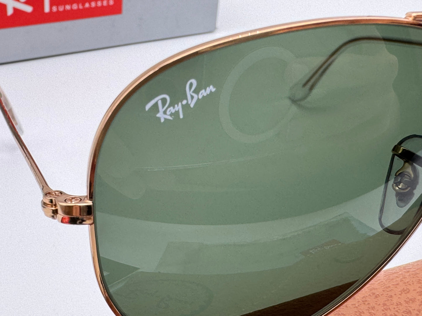 Ray-Ban Aviator 58mm RB 3025 Rose Gold / G-15 920231 Italy NEW