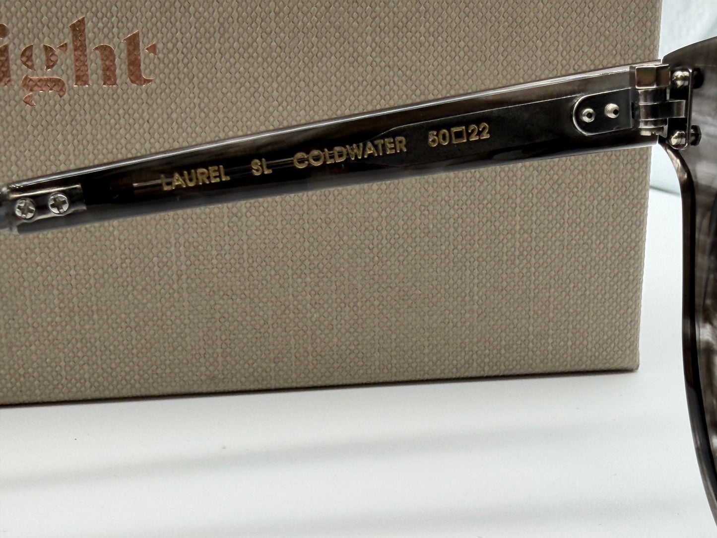 Mr. Leight Laurel S 50mm Coldwater / - Gunmetal / Alpine Japan NEW