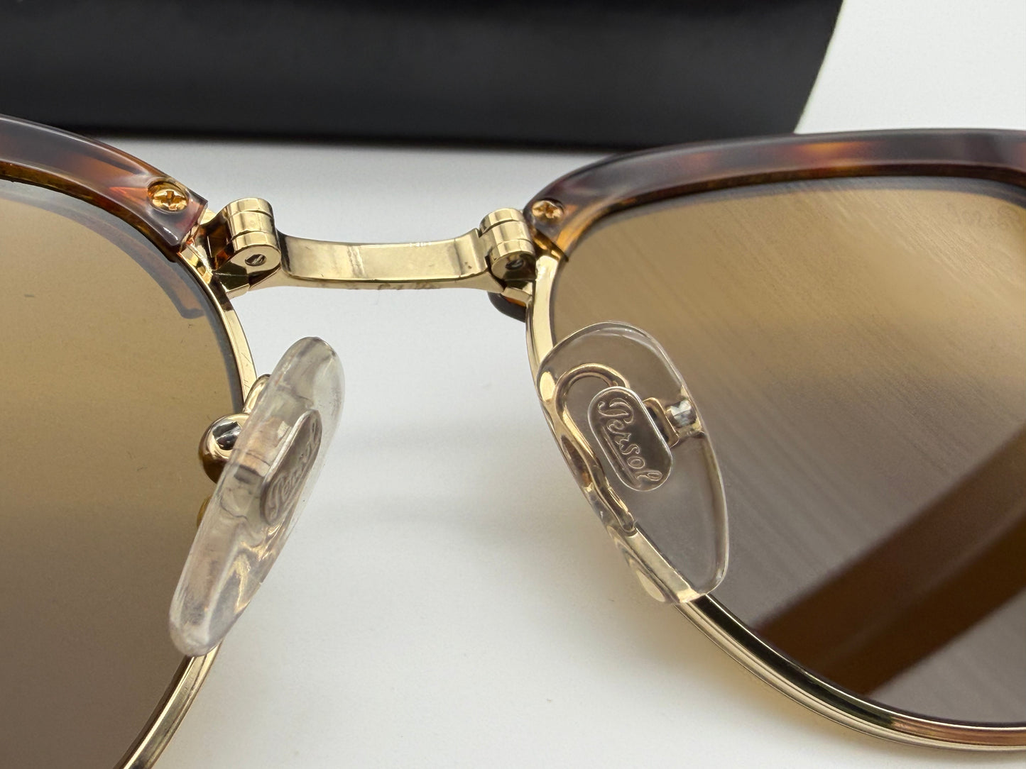 Persol PO 3132S 51mm Folding 24/33 Havana/Brown Glass Lens Italy Open Box