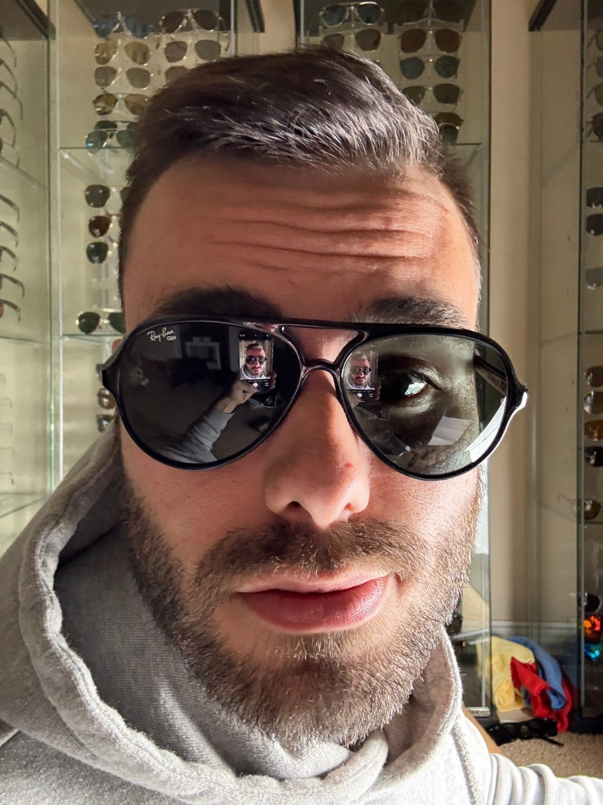 Cat 5000 Classic Ray Ban Aviator Cats Brown Gradient Cat 5000 Ray