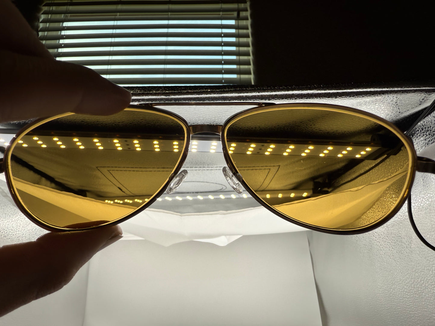 Oliver Peoples Copter 62mm OV 1120 ST 510394 Brushed Gold / Goldtone Gradient Titanium Japan Preowned