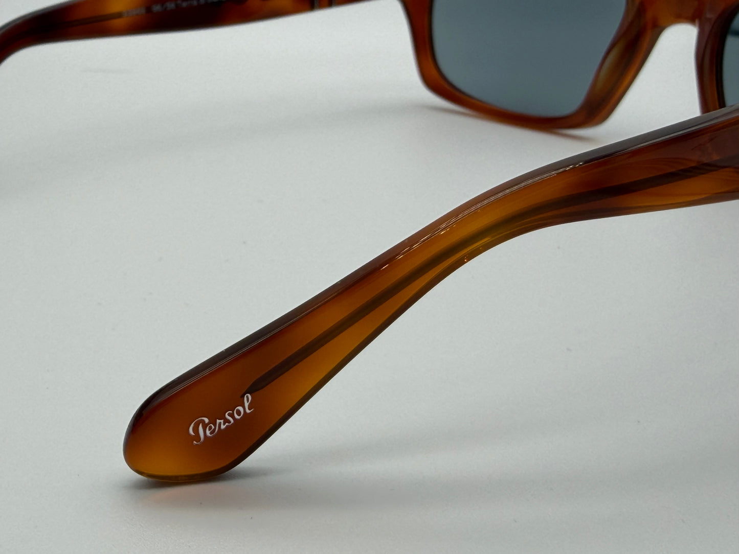 Persol PO 3398S 55mm Terra Di Siena / Light Blur Crystal 96 / 56 Italy NEW