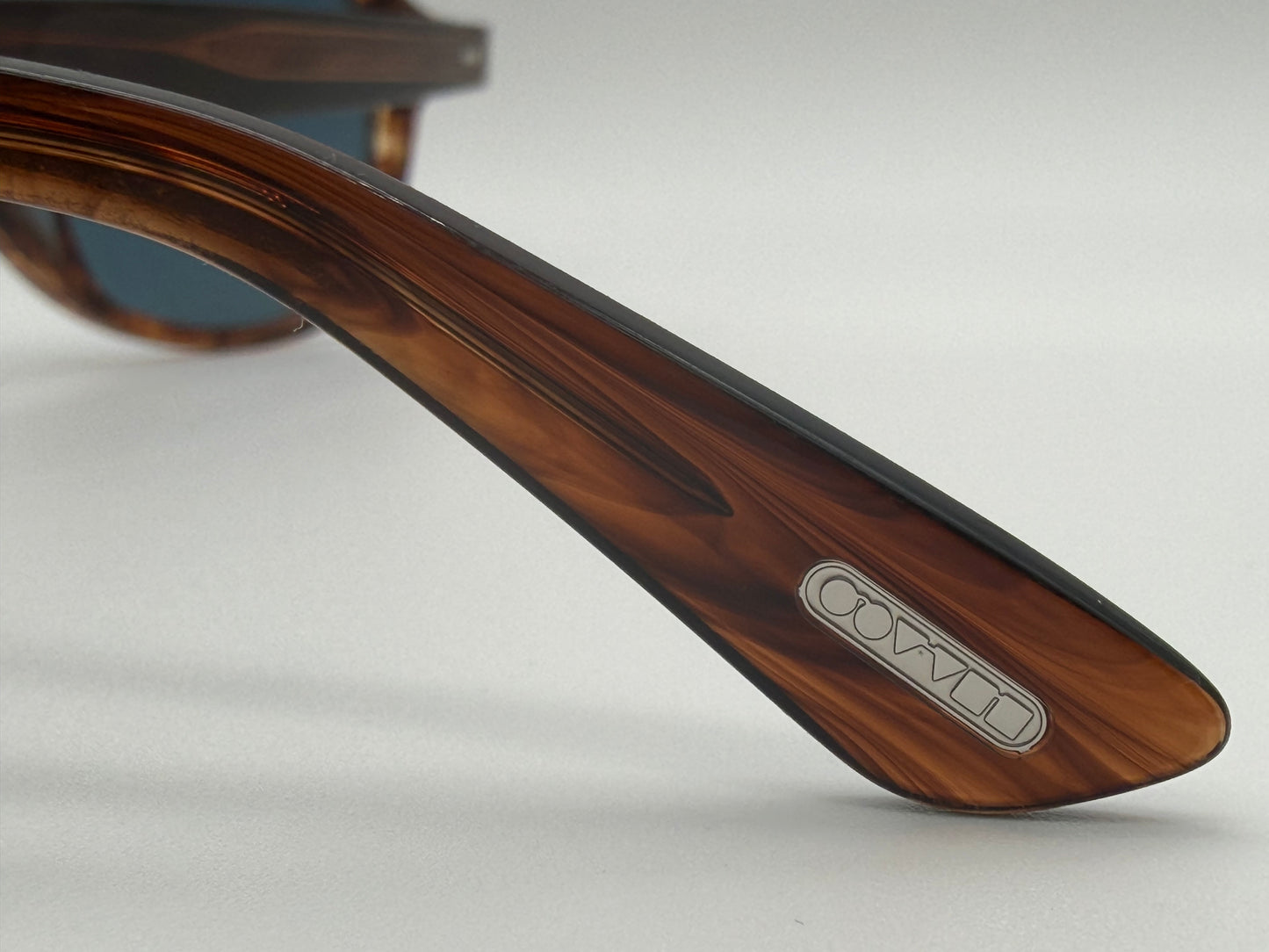 Oliver Peoples Paul Newman 57mm Dark Amber Smoke Acetate Regal Blue Crystal OV 5581 Japan NEW
