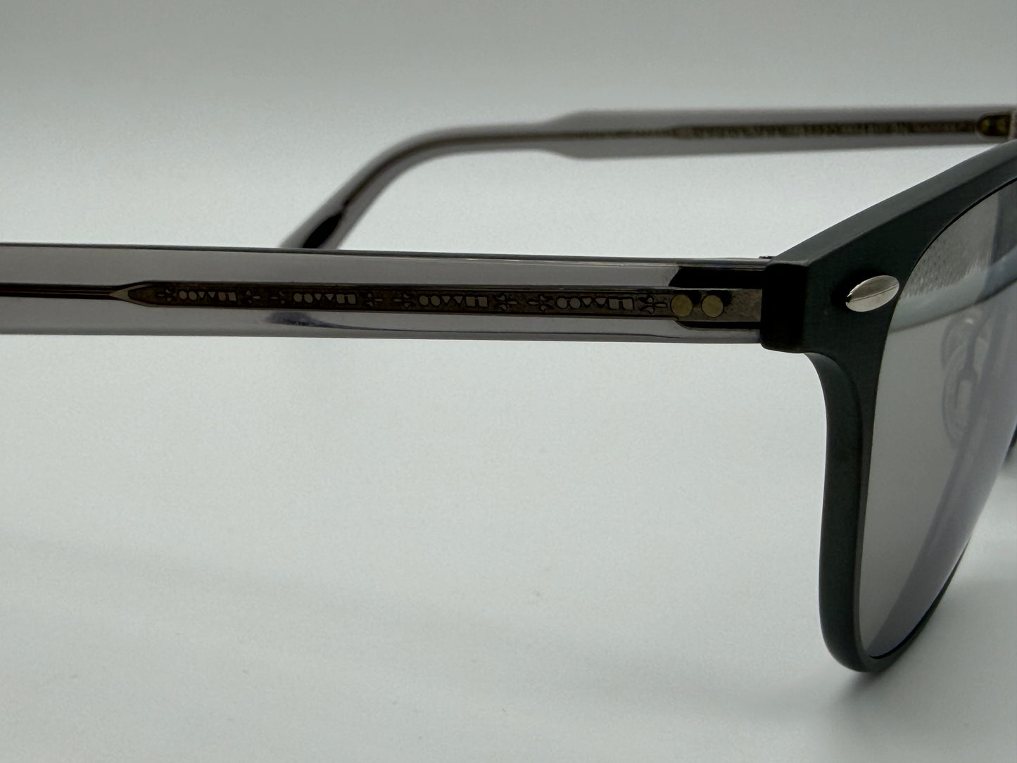 Oliver Peoples Sheldrake Metal 54mm OV 1179 s 52286G Brushed Gunmetal  / Silver Mirror Lens Preowned