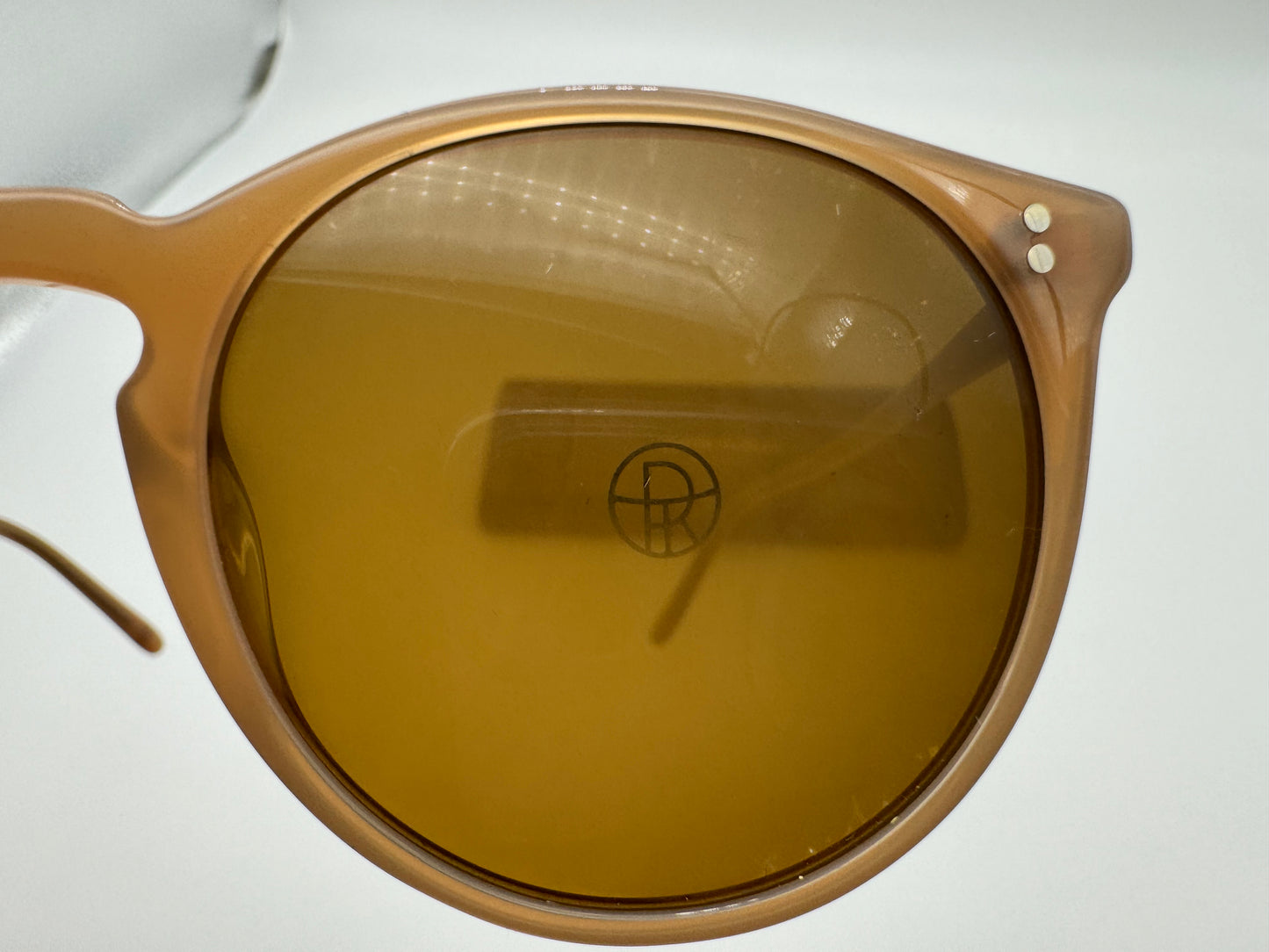 Oliver Peoples O'MALLEY 48mm OV 5183 160753 THE ROW  NYC Brown Topaz Preowned