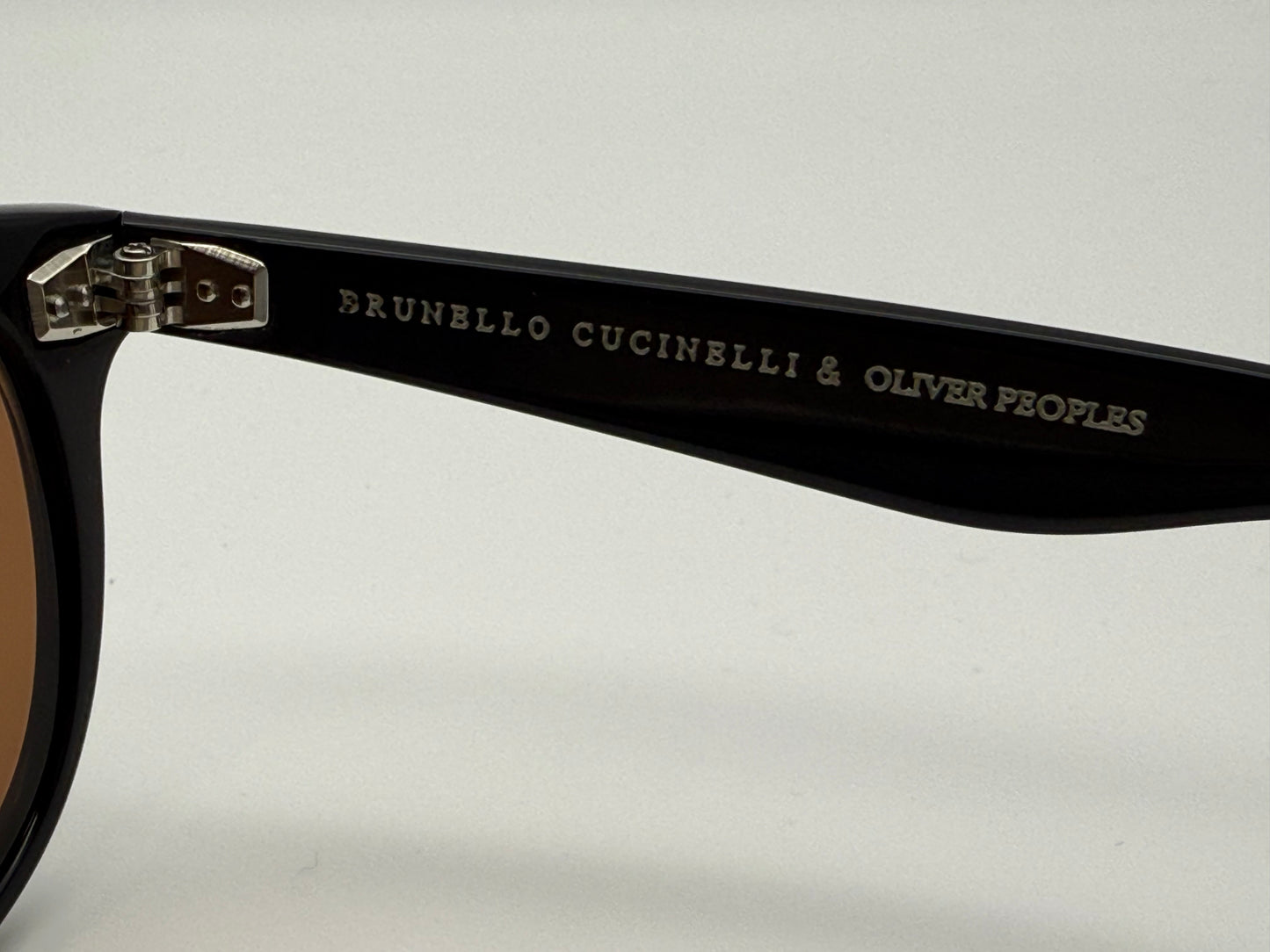 Oliver Peoples Jep R 49mm  CUSTOM Persimmon / Black Brunello Cucinelli OV 5485 Italy NEW