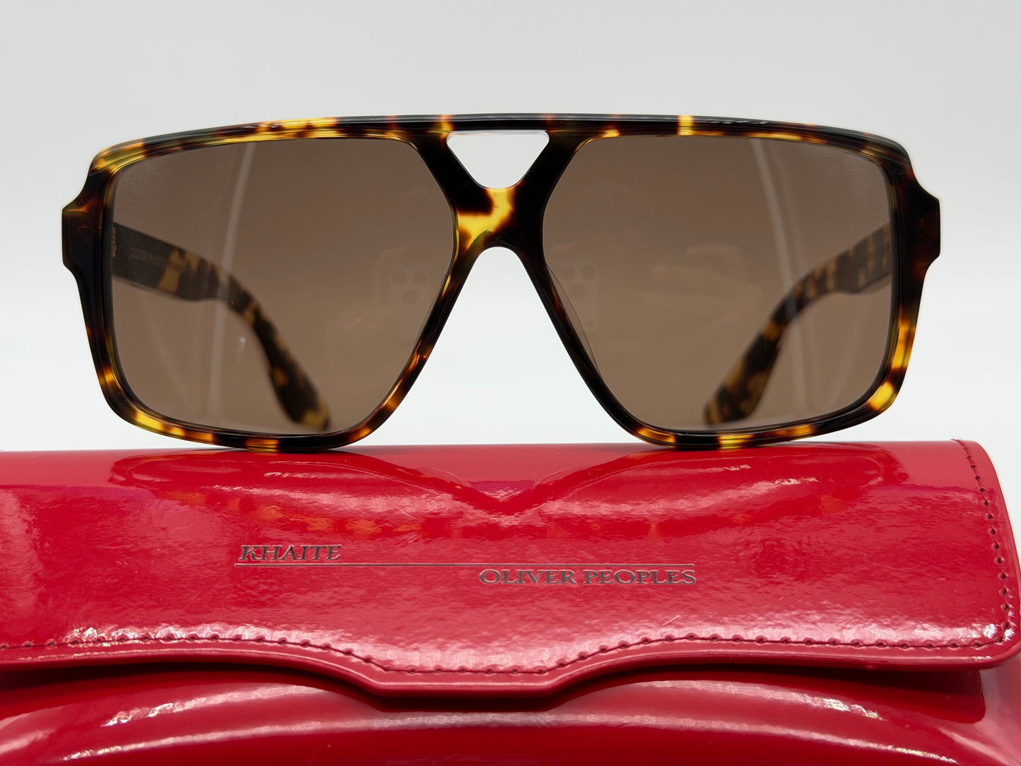 Oliver Peoples X Khaite 1977C 60mm Vintage DTB / Brown OV 5520 SU 14773 Itlay Preowned