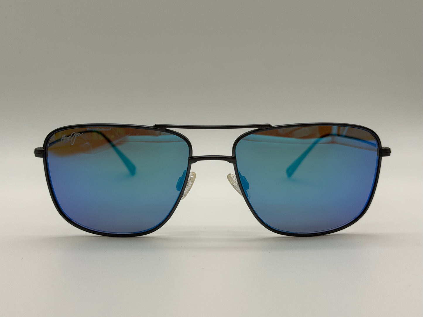 Maui Jim Mikioi 56mm Blue Hawaii/ Dove Gray Titanium Japan NEW