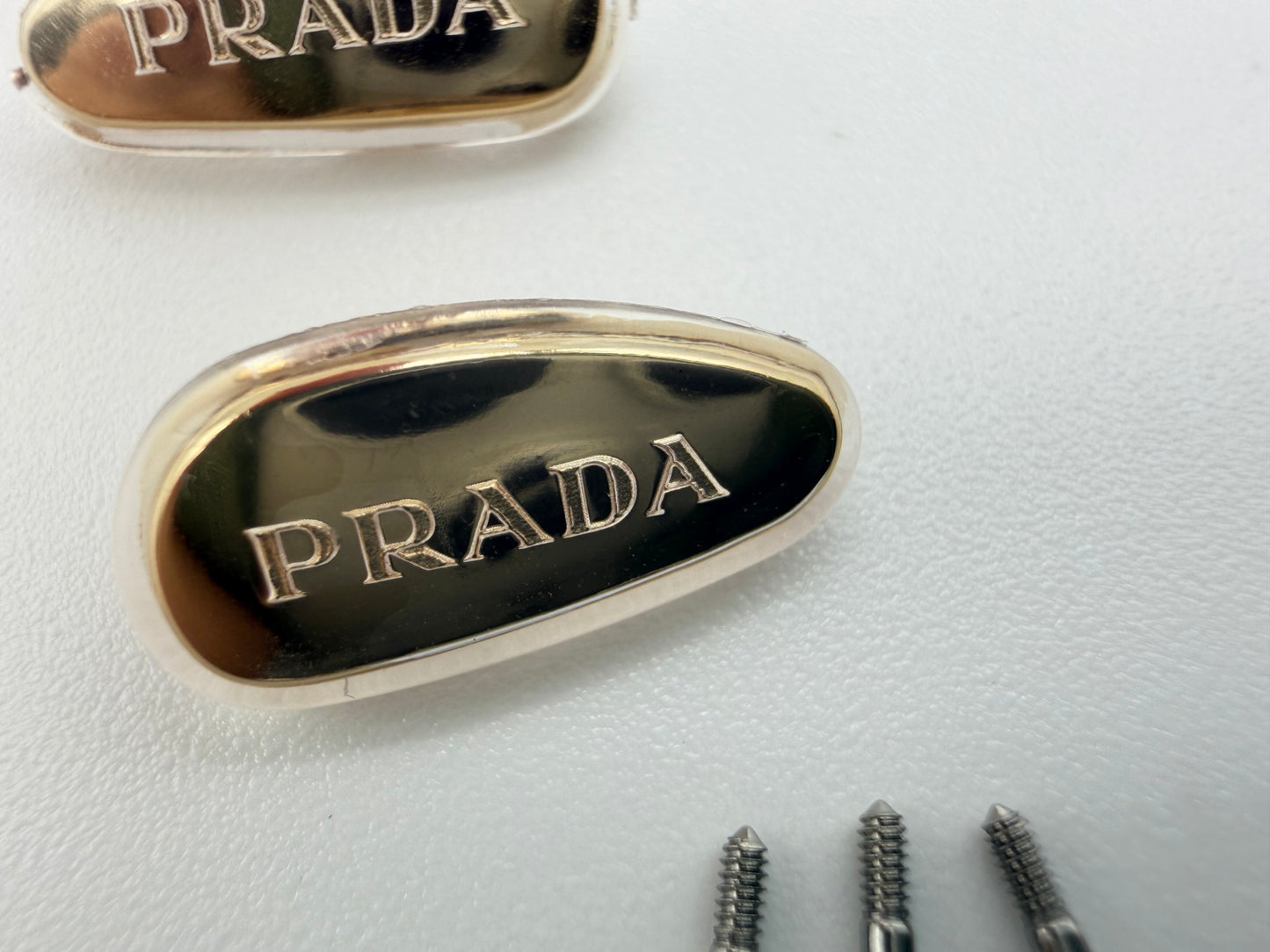 PRADA Nose Pads With Original Screws fits sunglasses and eyeglasses Rose Gold Authentic