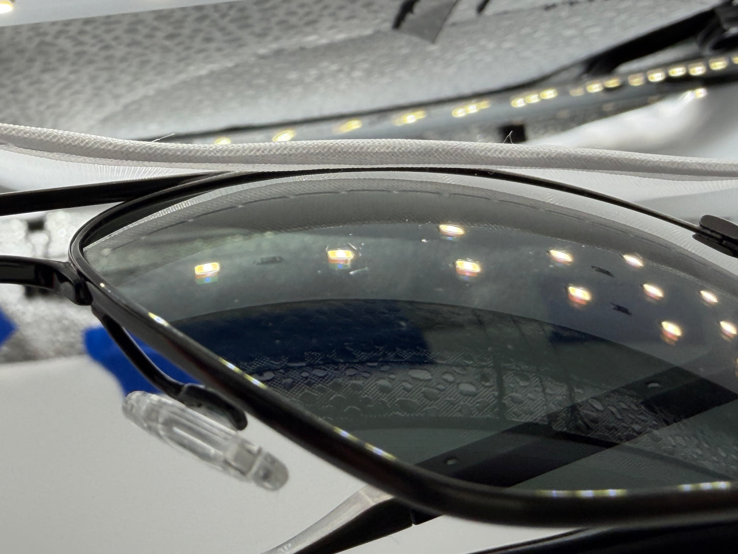 Oliver Peoples Linford 56mm Midnight Express Polarized / Antique Gold OV 1097 5095 / N5 Preowned