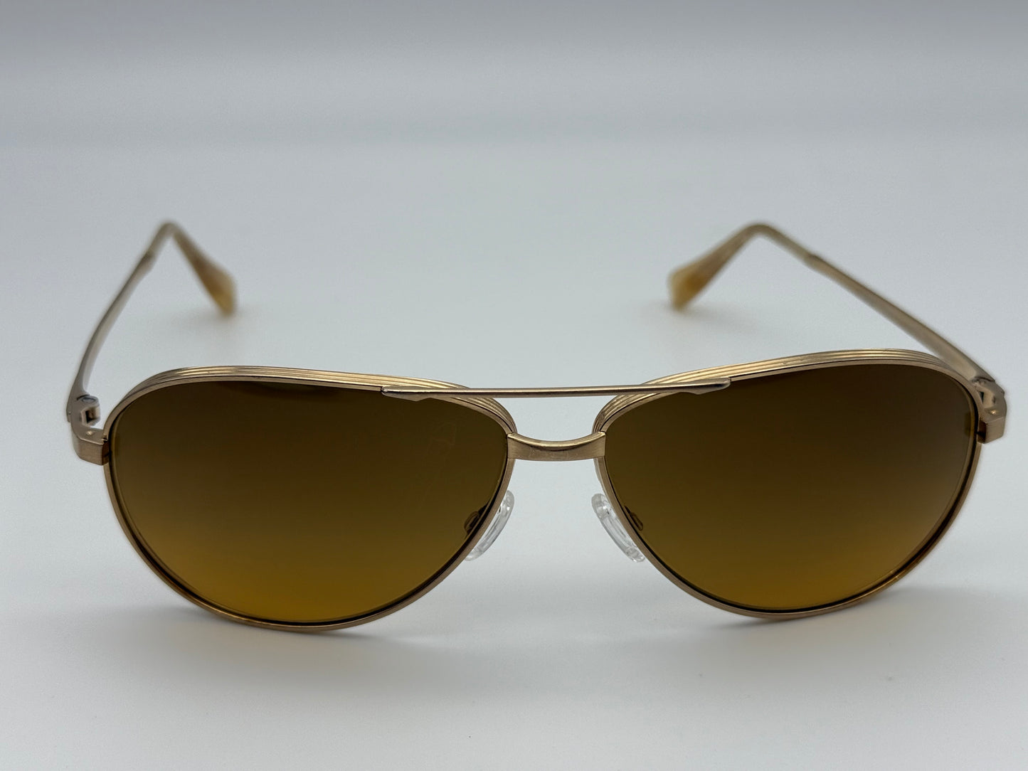 Oliver Peoples Copter 62mm OV 1120 ST 510394 Brushed Gold / Goldtone Gradient Titanium Japan Preowned