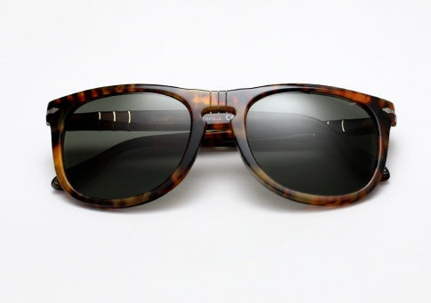Persol PO 3055 s 54mm Caffe / G 15 Polarized Glass 108 58 Italy Preowned