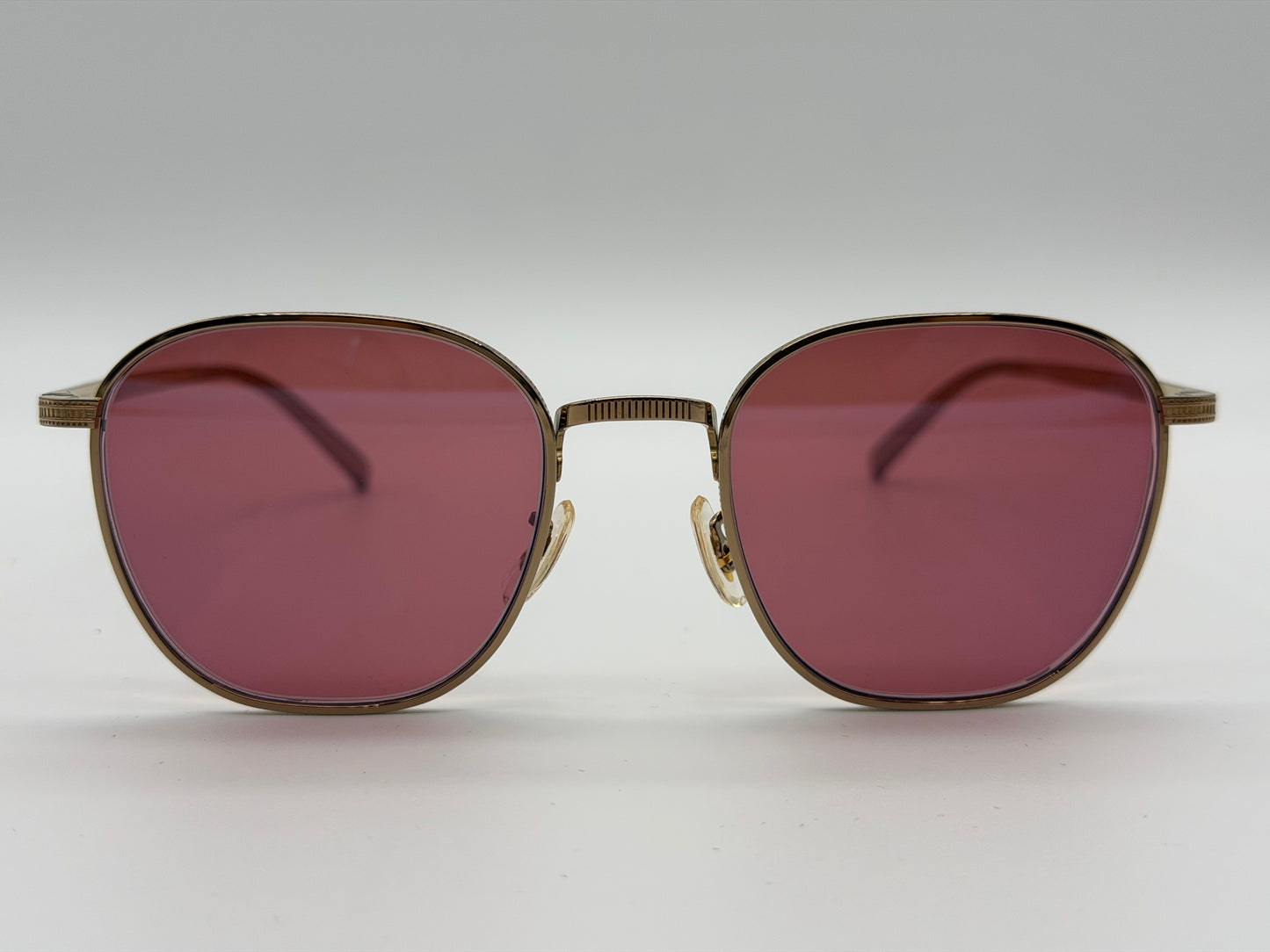 Oliver Peoples Rynn 49mm Gold Titanium / Magenta Photochromic Crystal Japan OV 1329 ST Preowned
