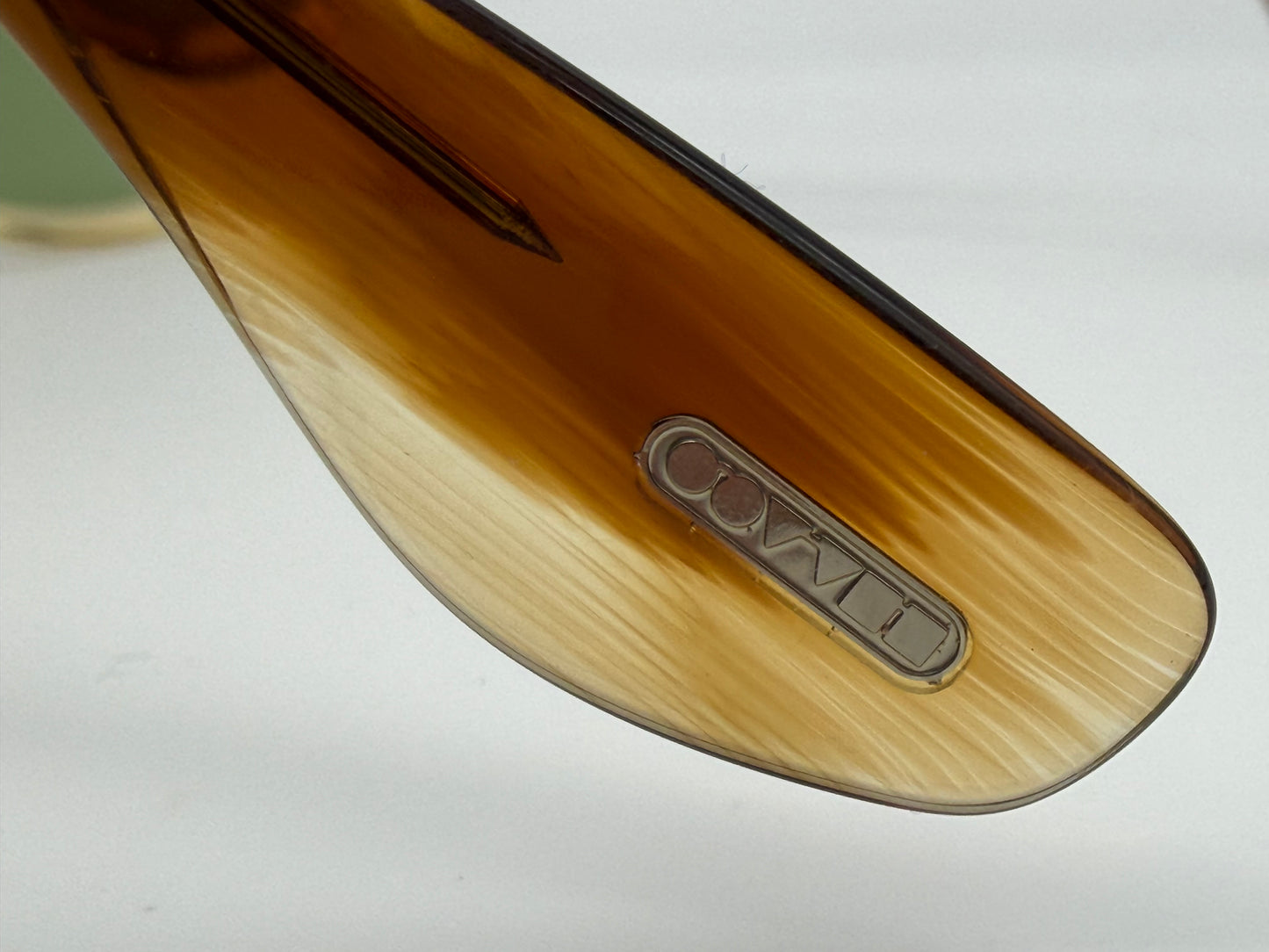 Oliver Peoples Mr. Brunello 50mm Honey VSB / Green CO V5497SU 167452 Italy Preowned