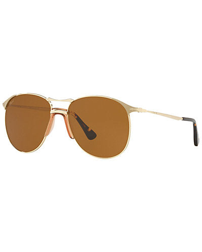 Persol PO 2649 S 1076/33 55MM Gold / Brown Sunglasses Italy NEW
