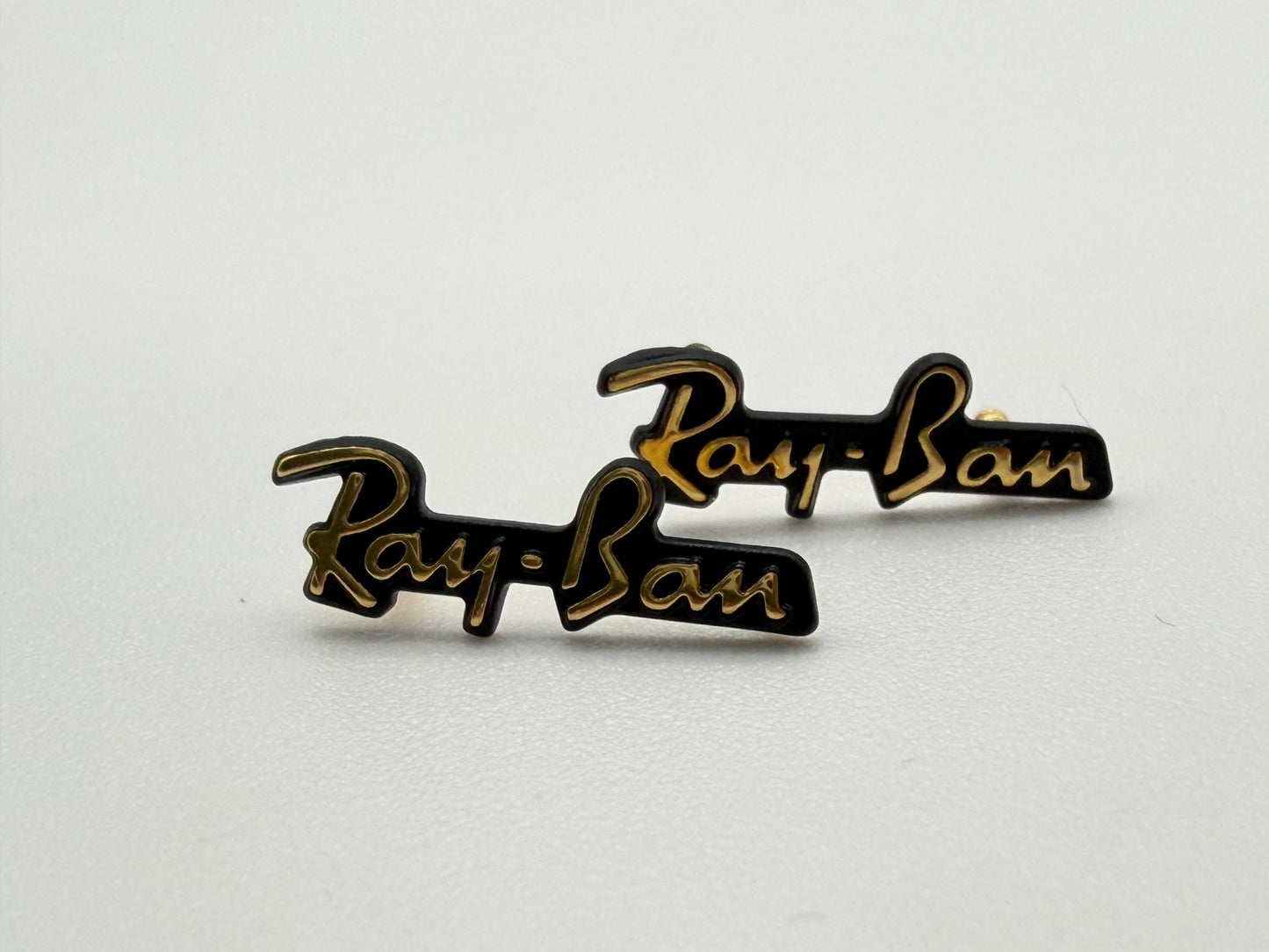 Ray-Ban RB4175 Clubmaster Oversized Replacement Gold  Written Decoration Icon Logo OEM